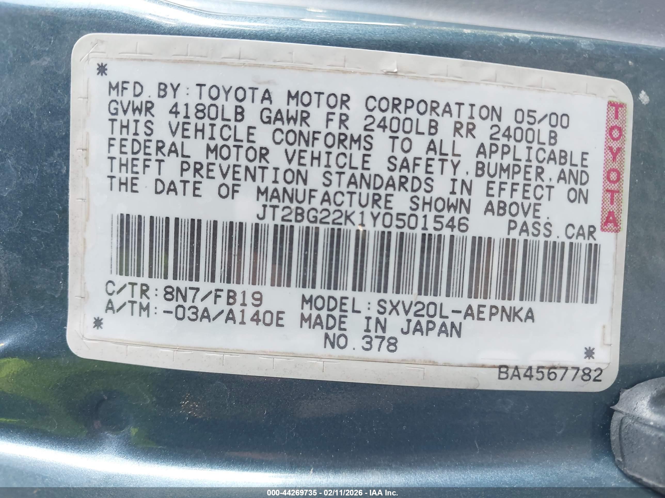 TOYOTA CAMRY image 9