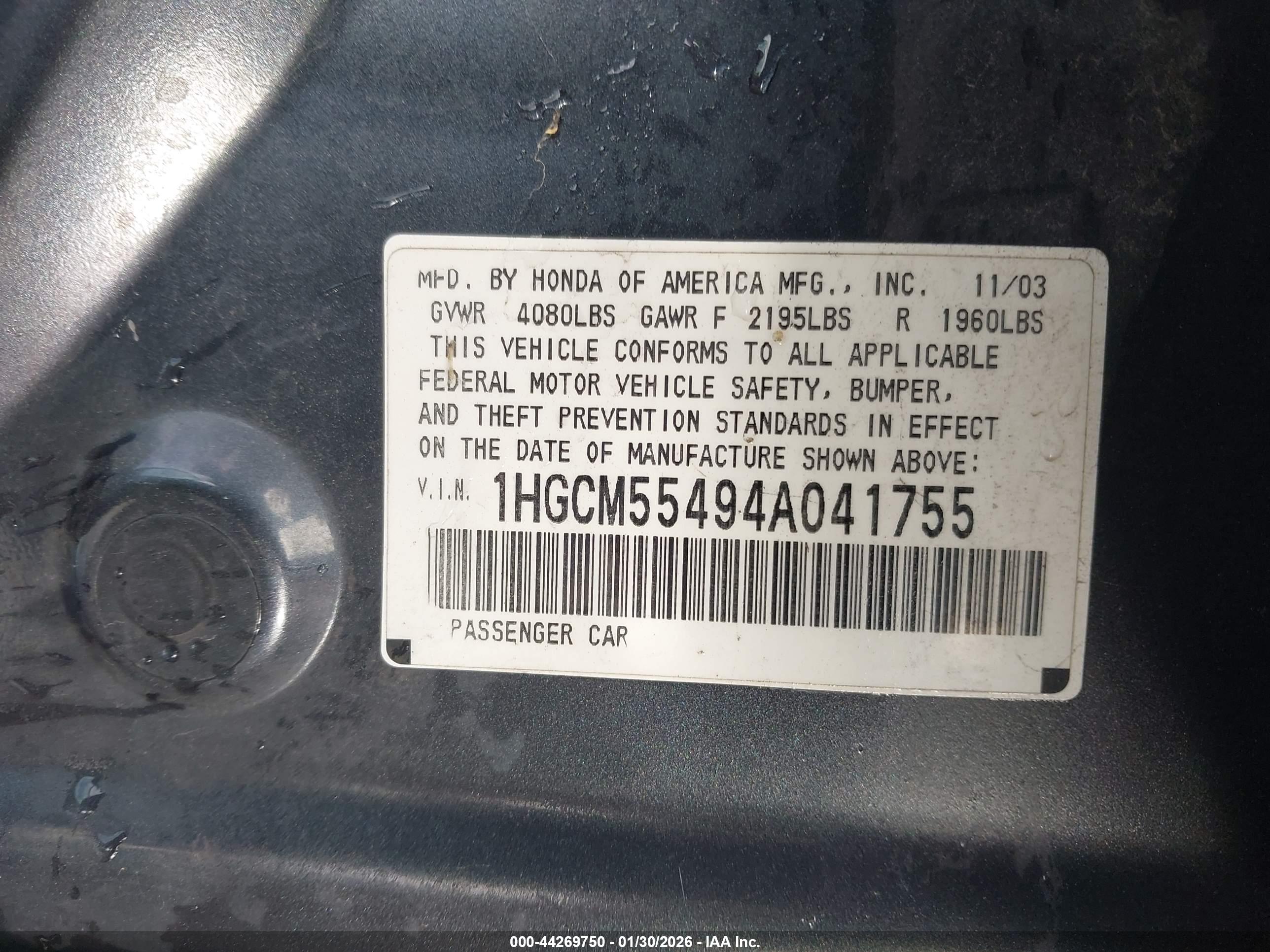 HONDA ACCORD image 9