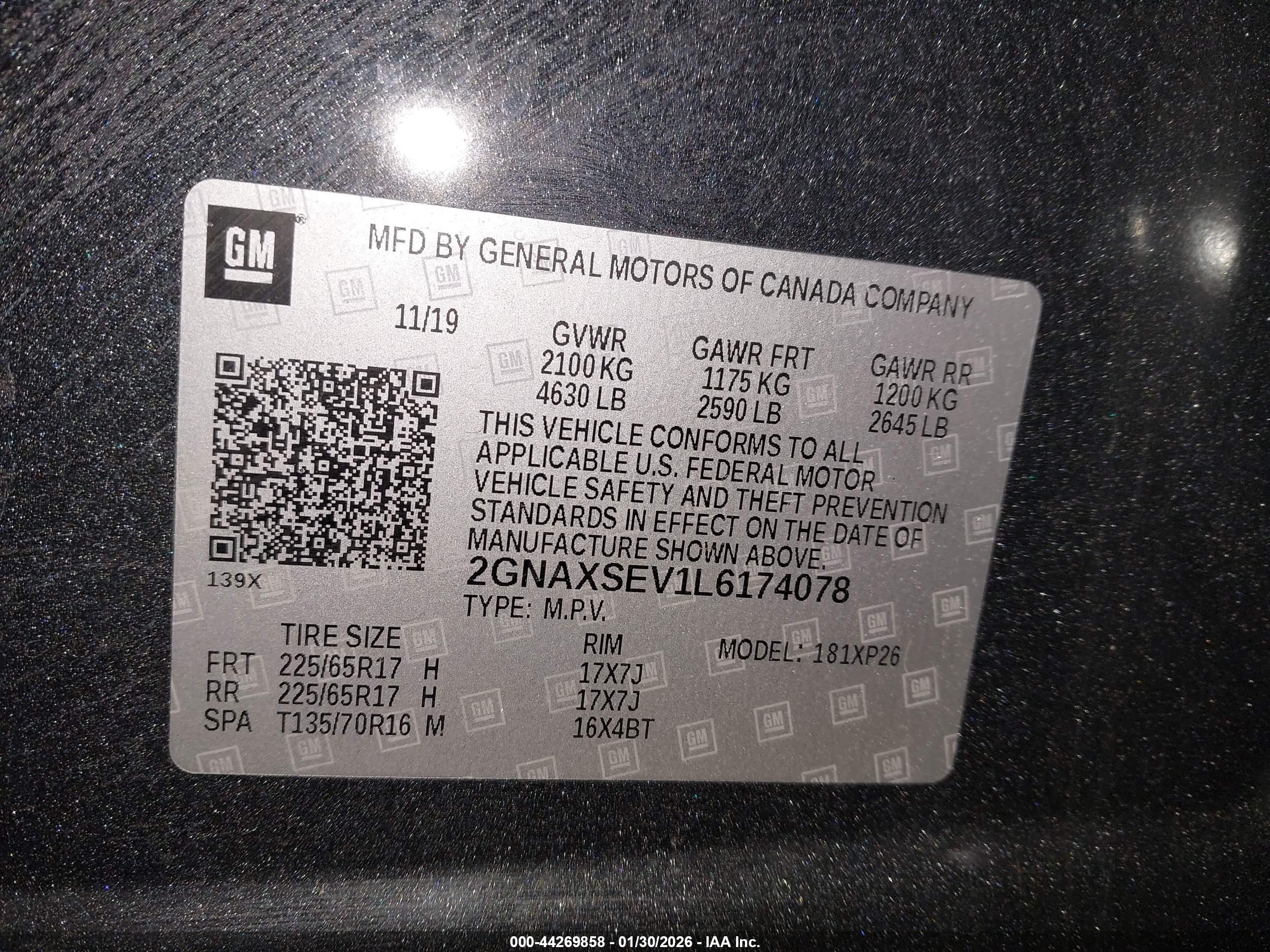 CHEVROLET EQUINOX image 9