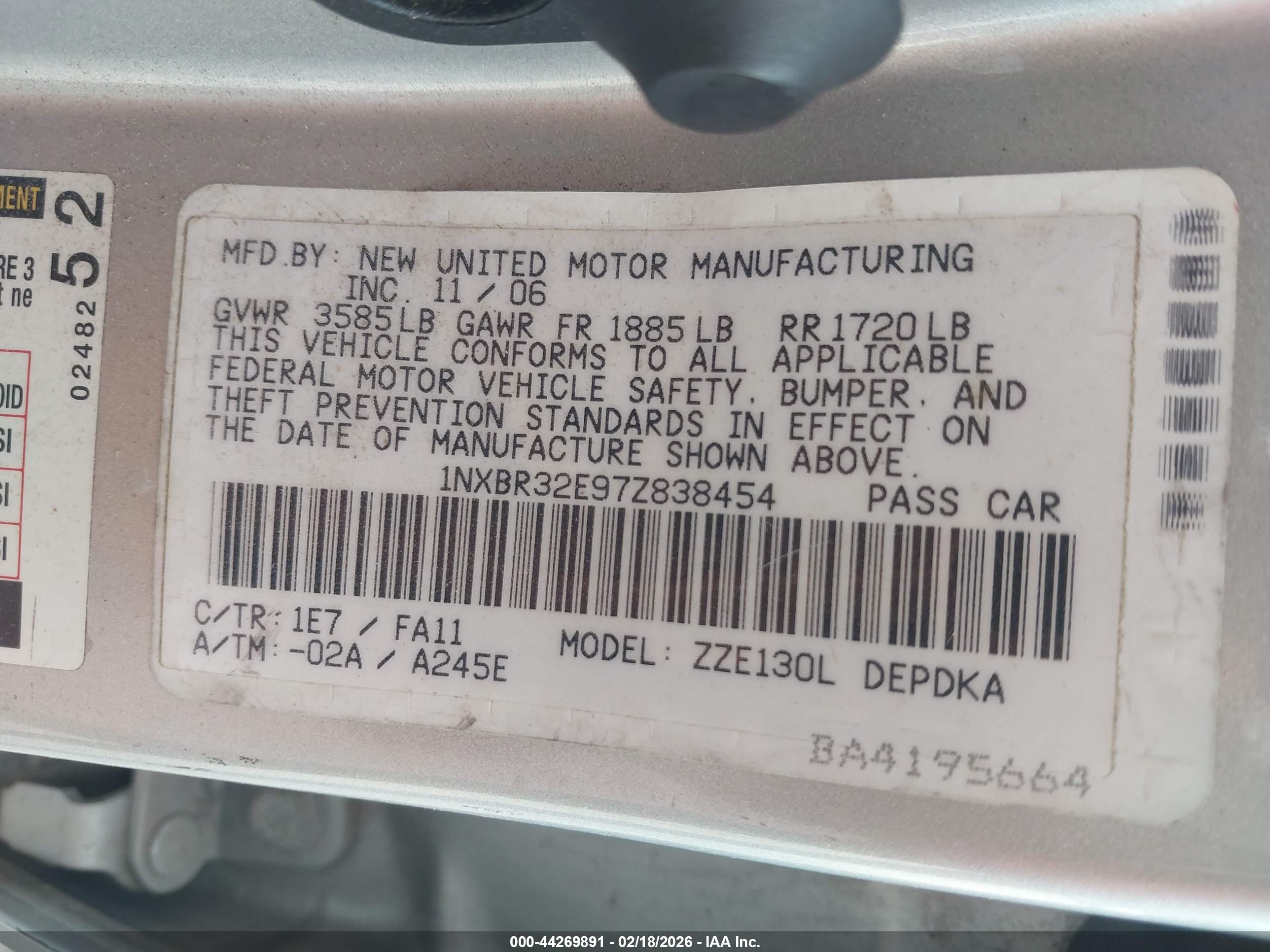 TOYOTA COROLLA image 9