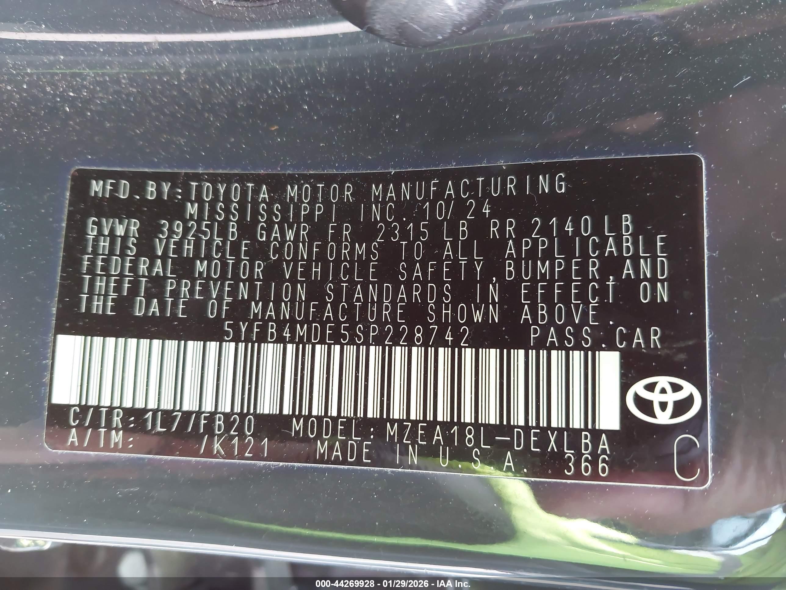 TOYOTA COROLLA image 9
