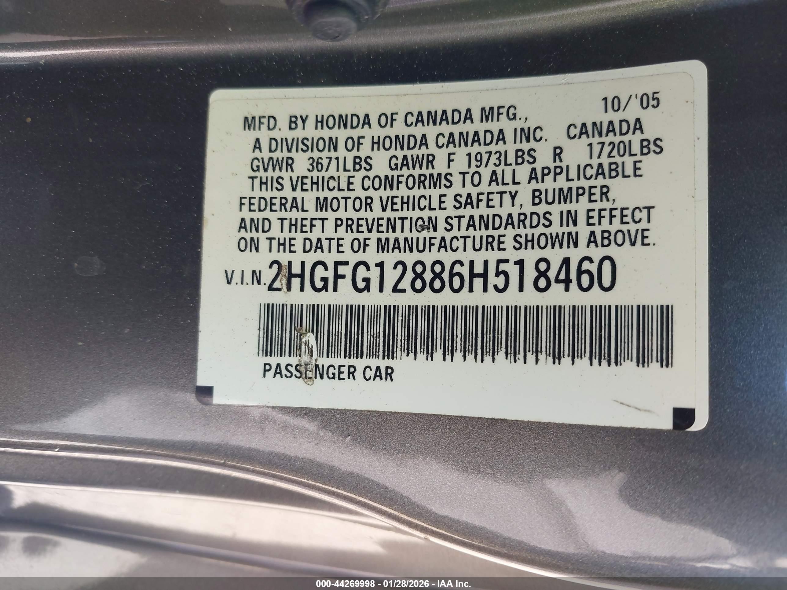 HONDA CIVIC image 9
