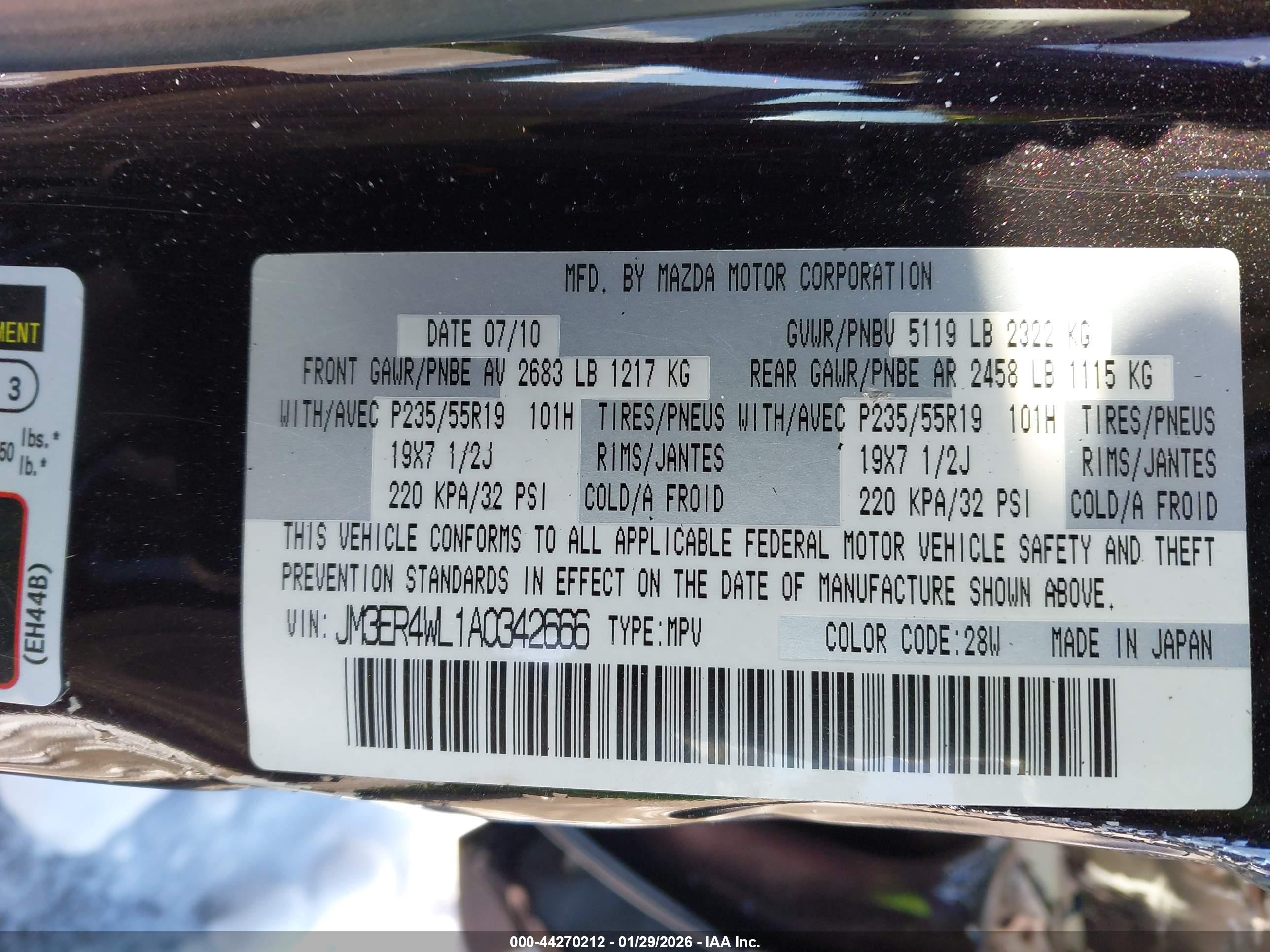 MAZDA CX-7 image 9