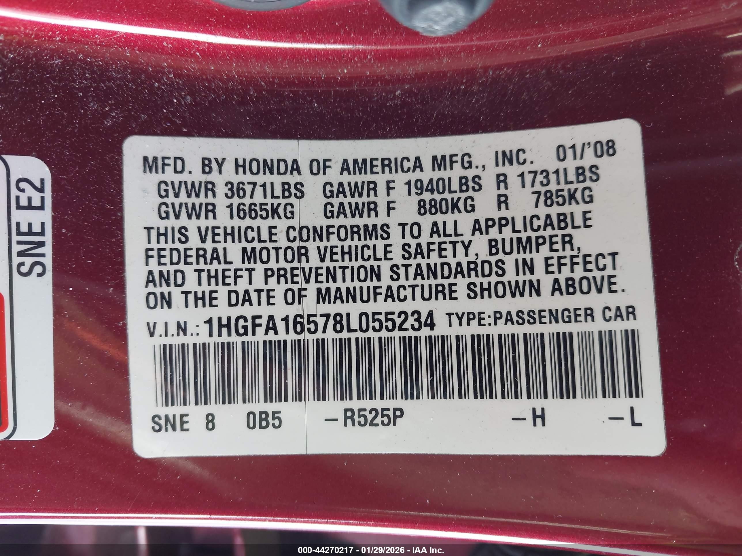 HONDA CIVIC image 9
