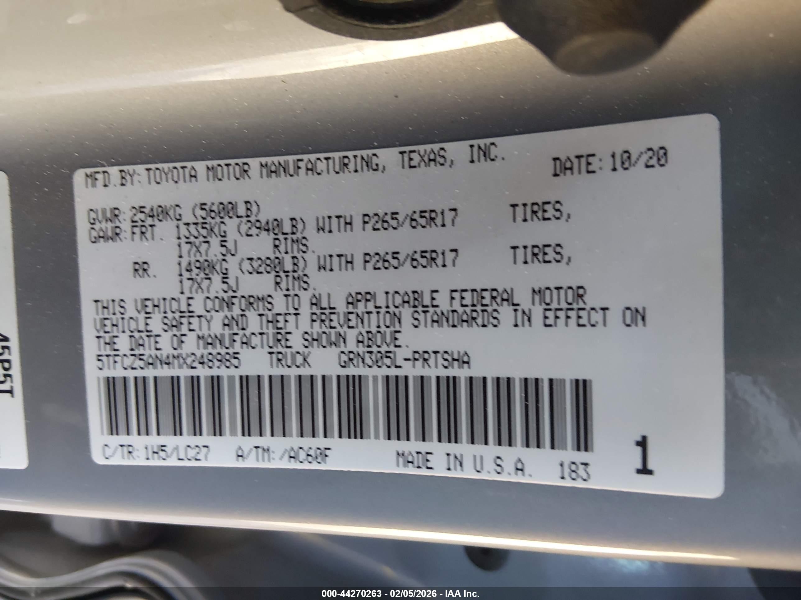 TOYOTA TACOMA image 9