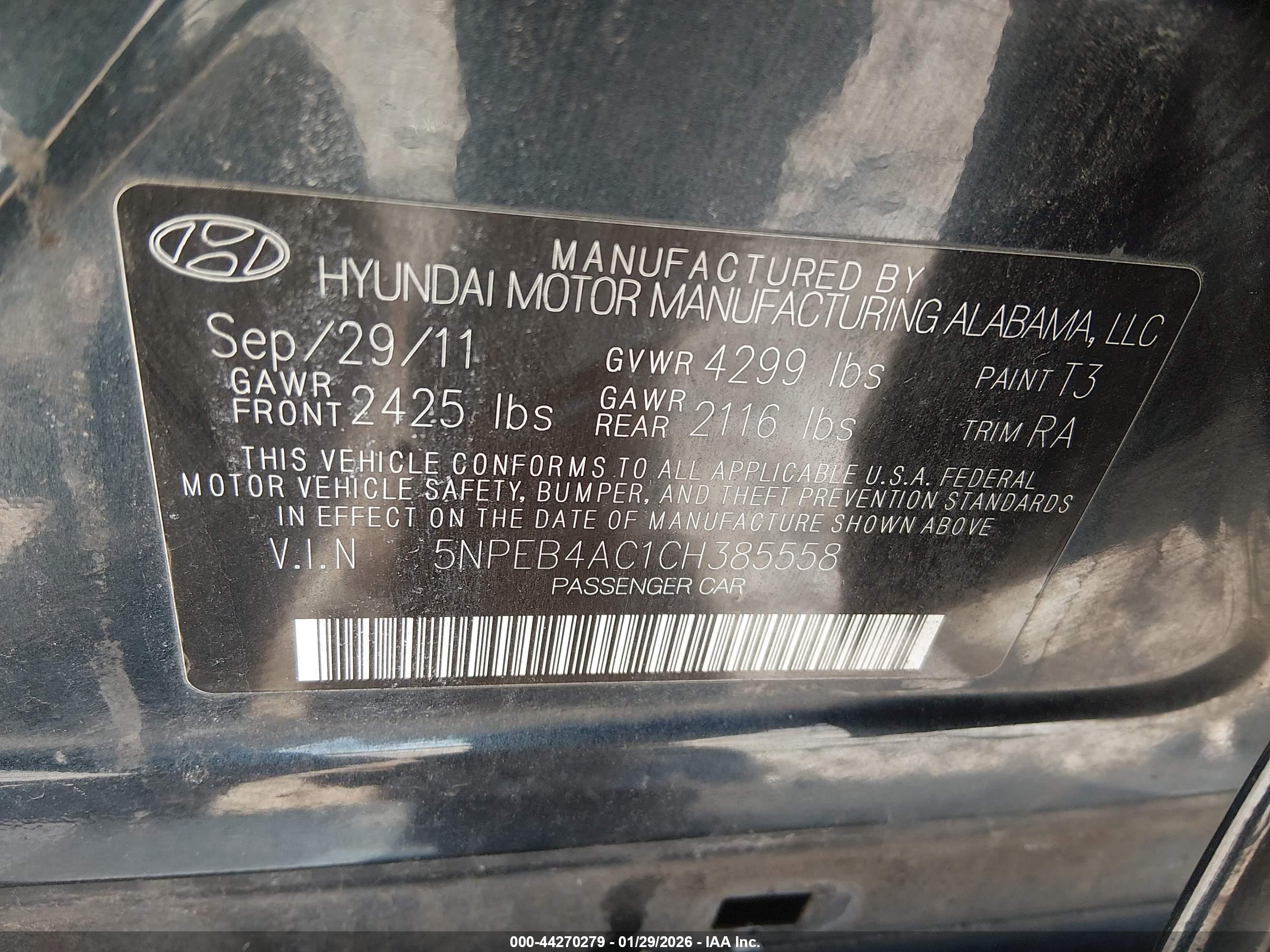HYUNDAI SONATA image 9