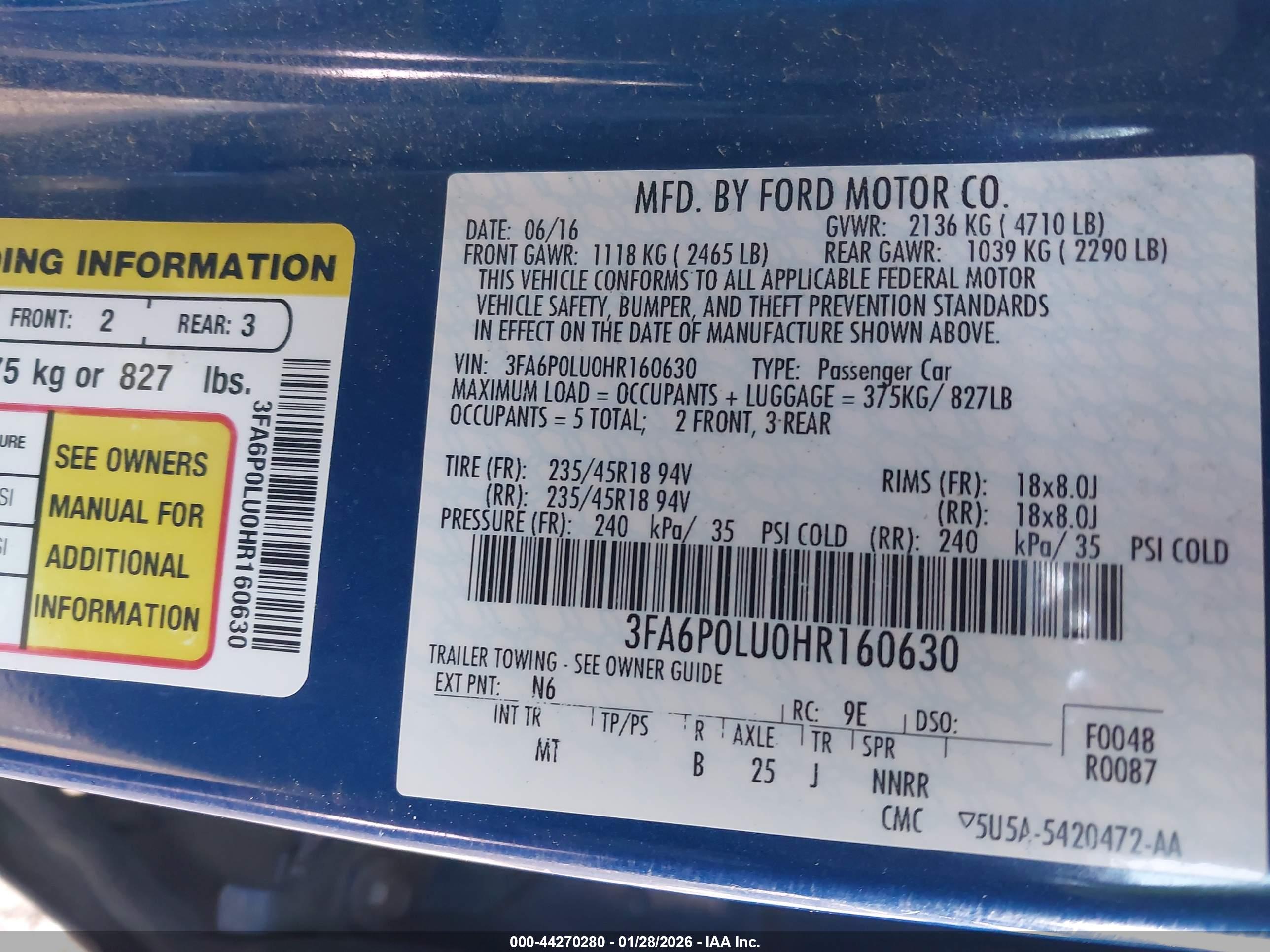 FORD FUSION image 9