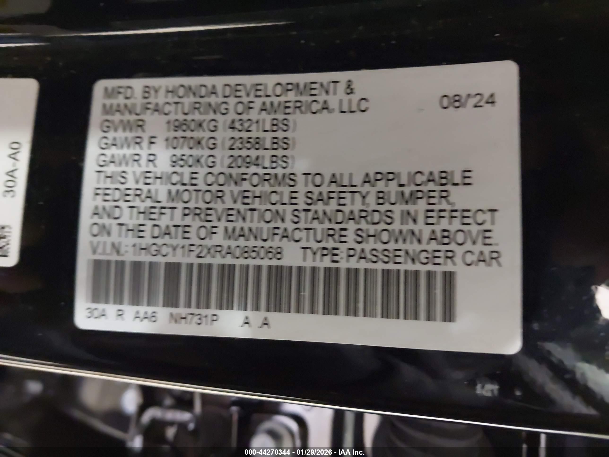 HONDA ACCORD image 9