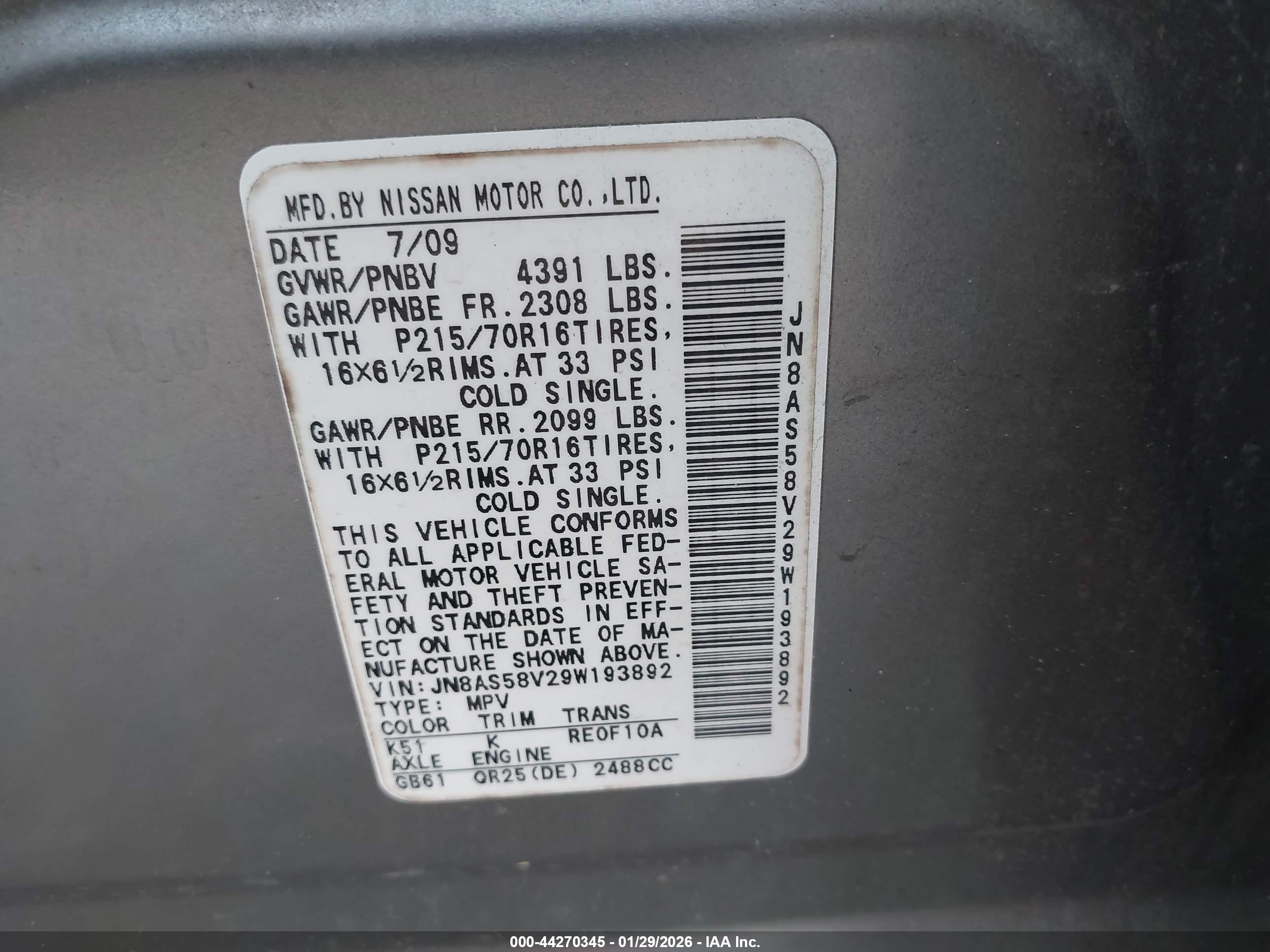 NISSAN ROGUE image 9