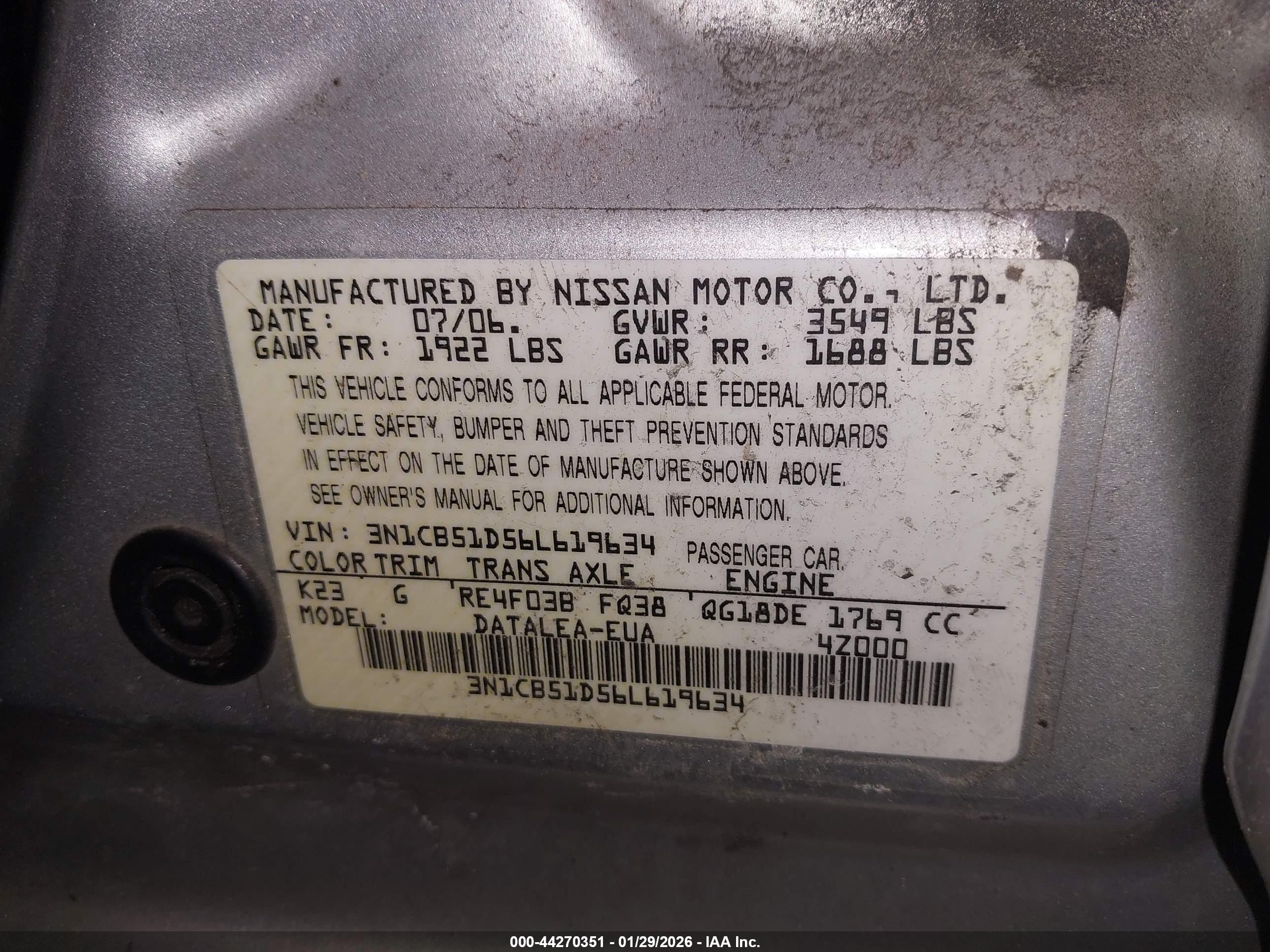 NISSAN SENTRA image 9
