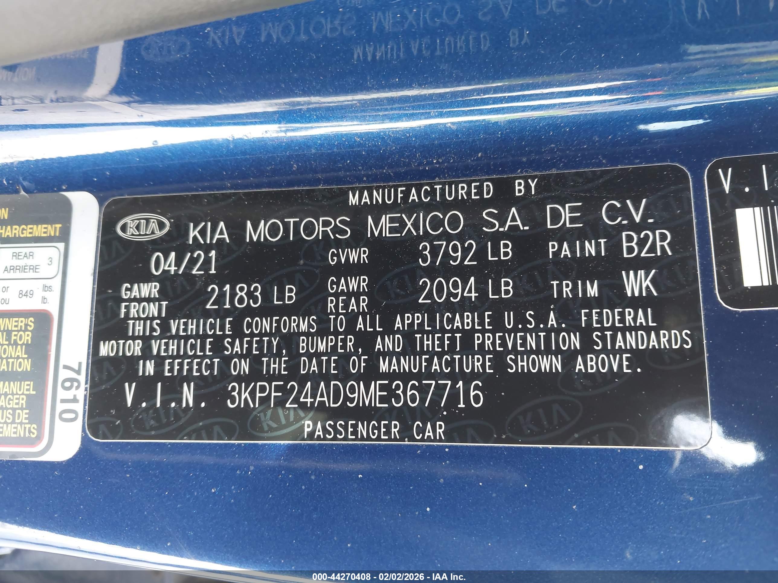 KIA FORTE image 9