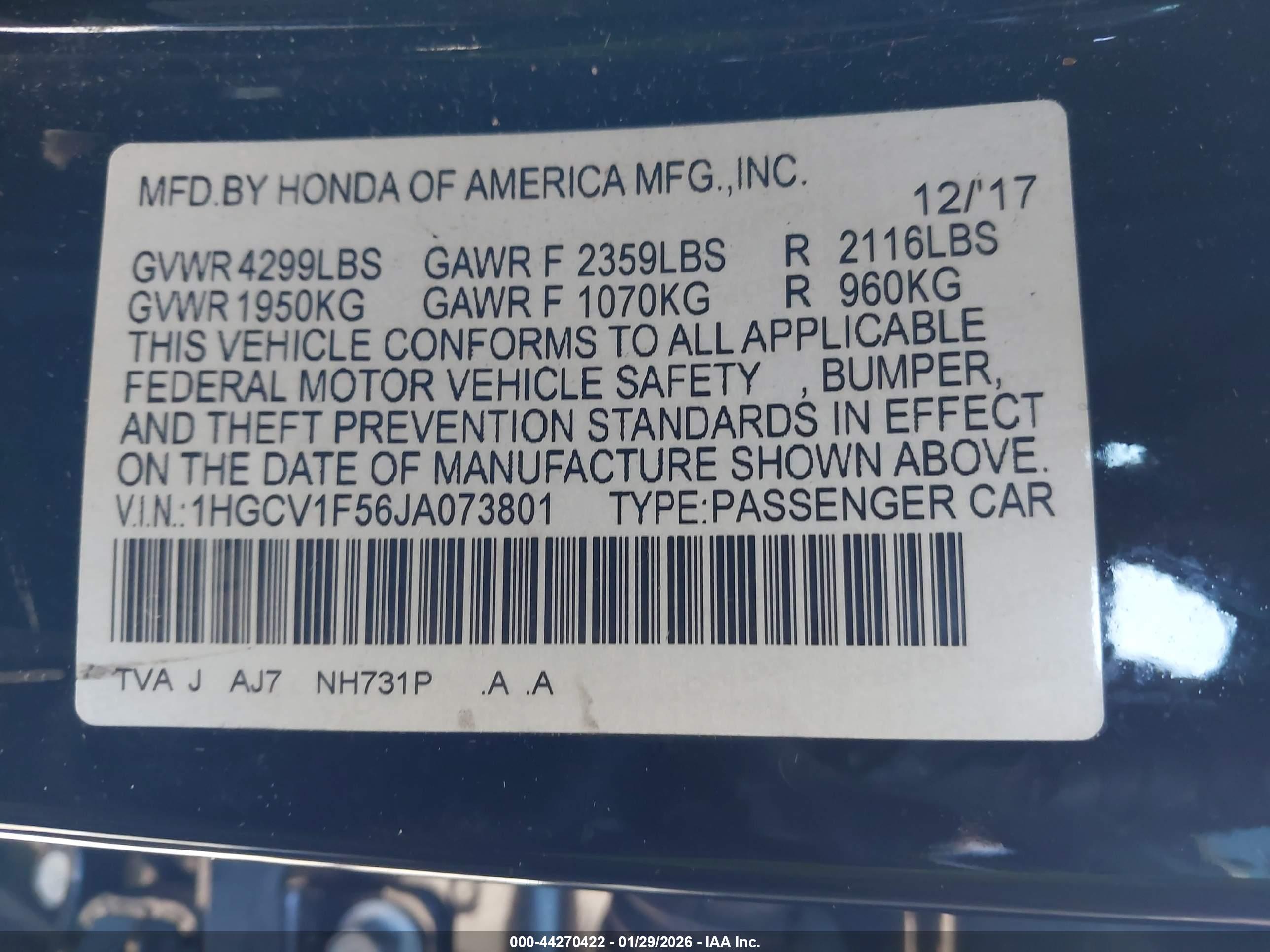 HONDA ACCORD image 9