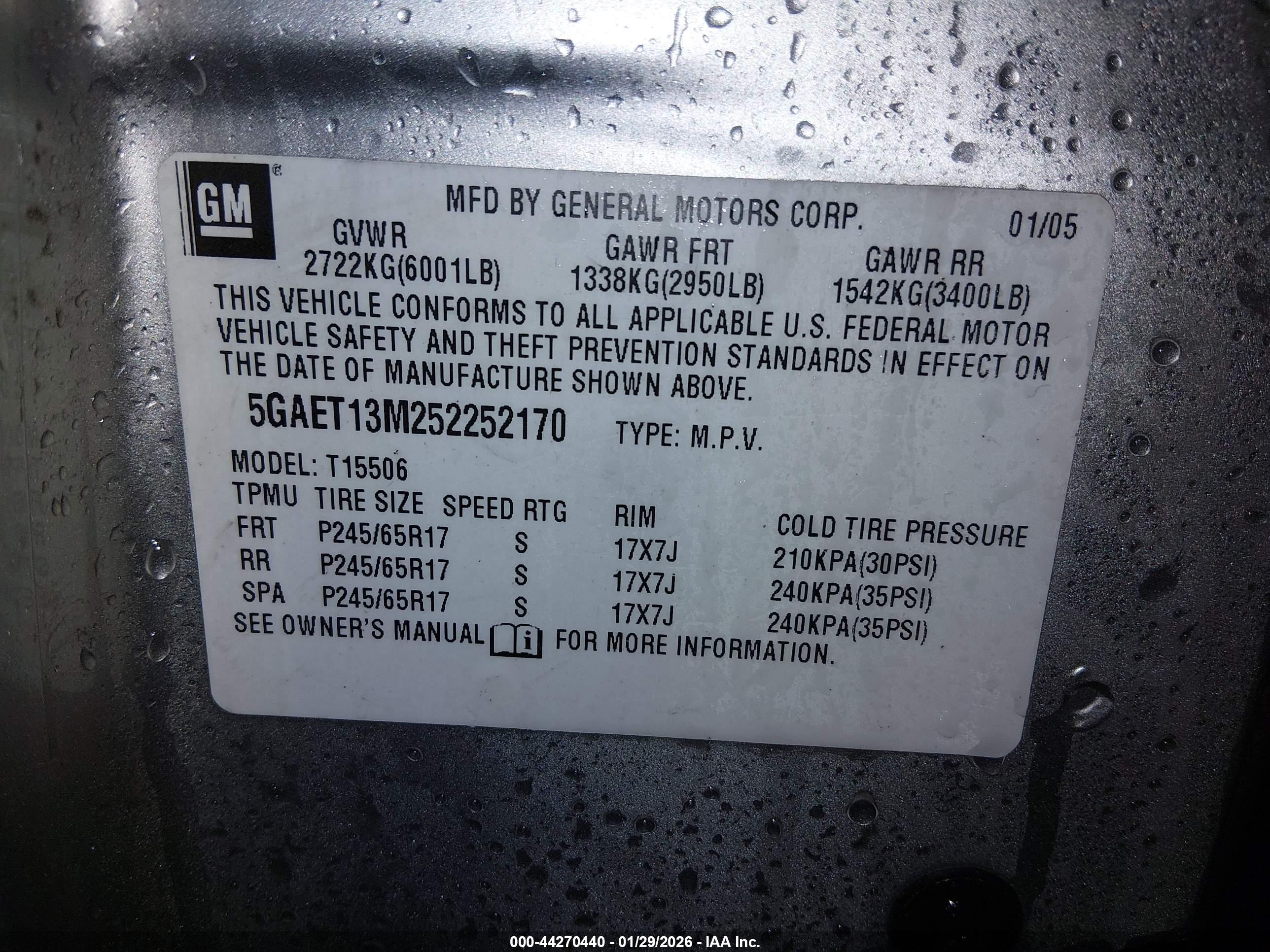 BUICK RAINIER image 9