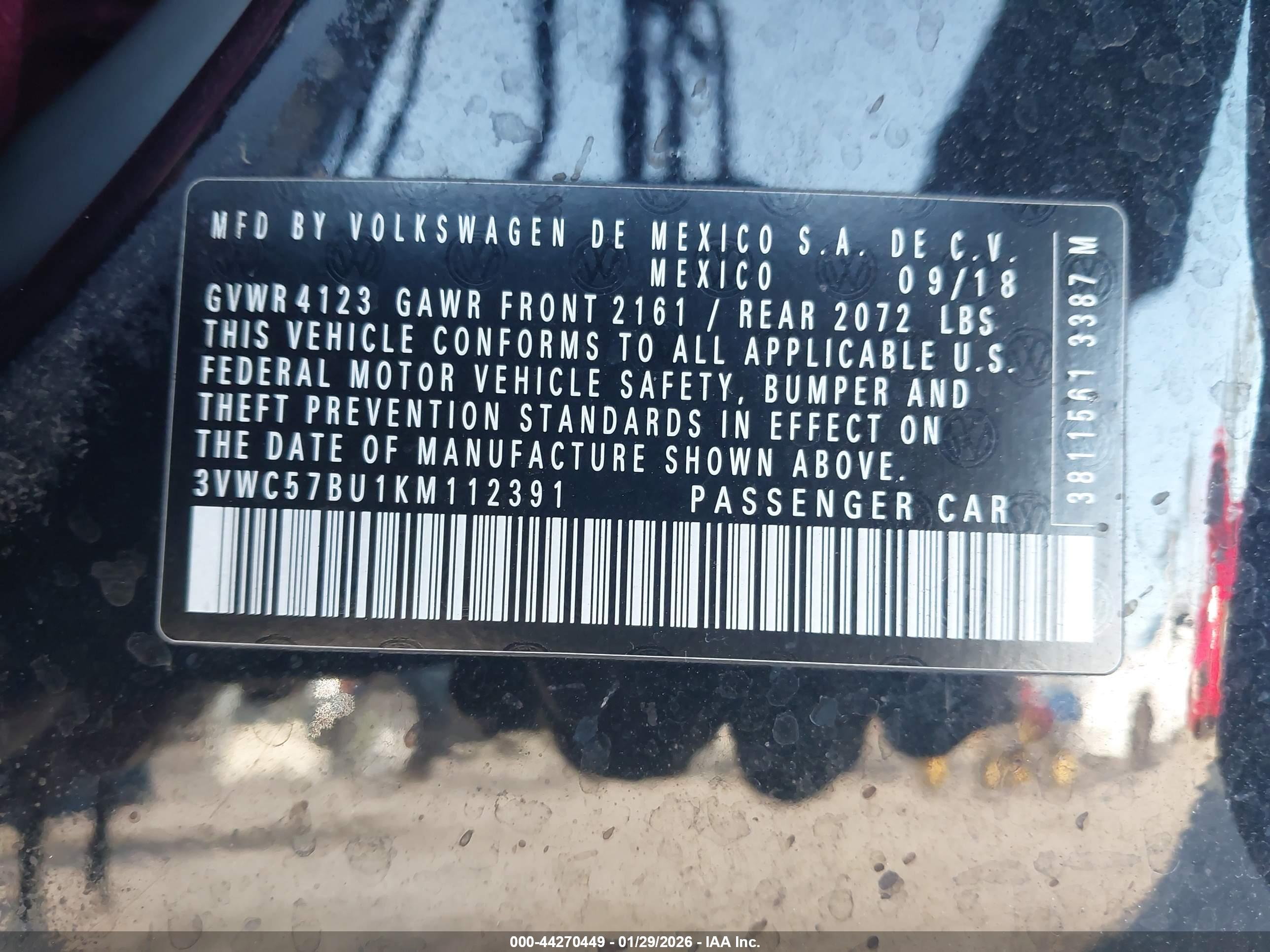 VOLKSWAGEN JETTA image 9