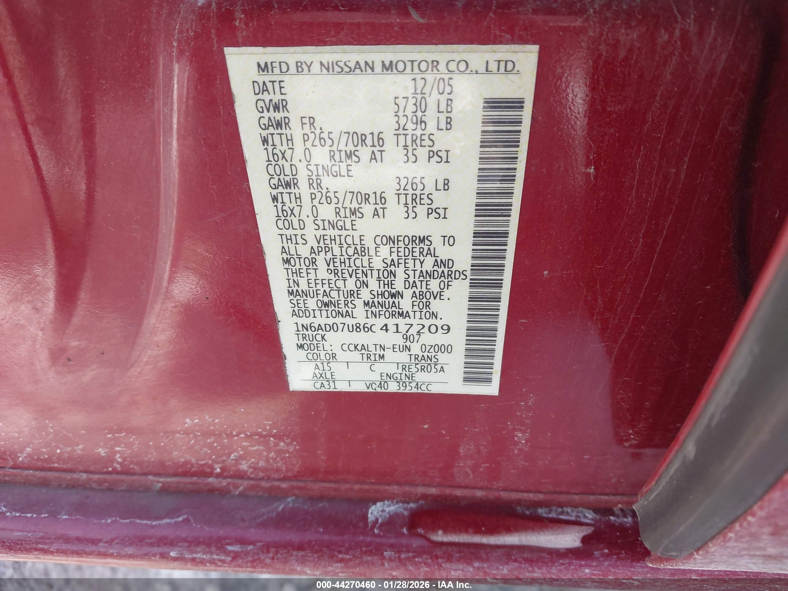 NISSAN FRONTIER image 9