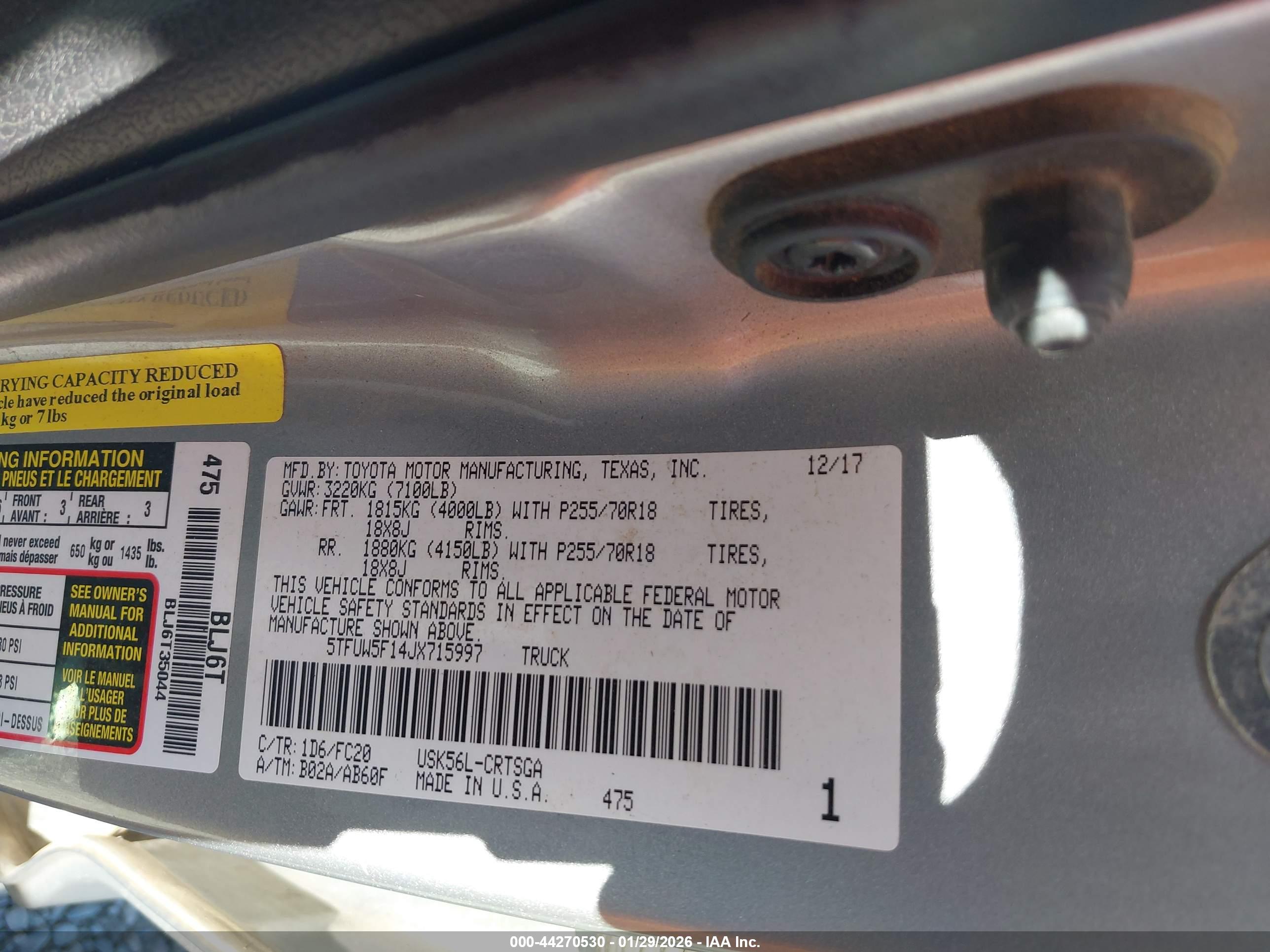 TOYOTA TUNDRA image 9