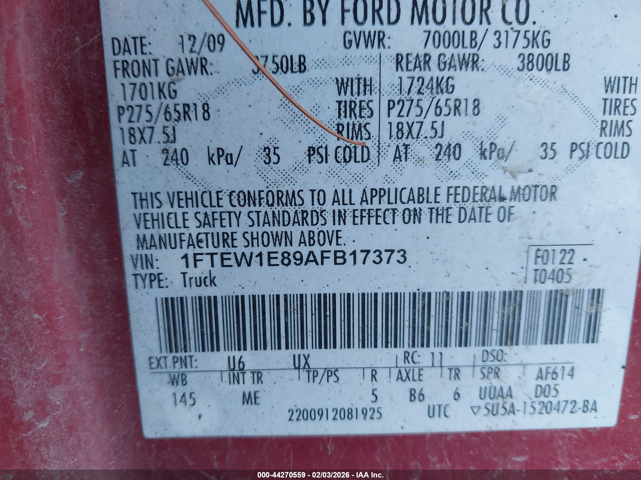 FORD F-150 image 9