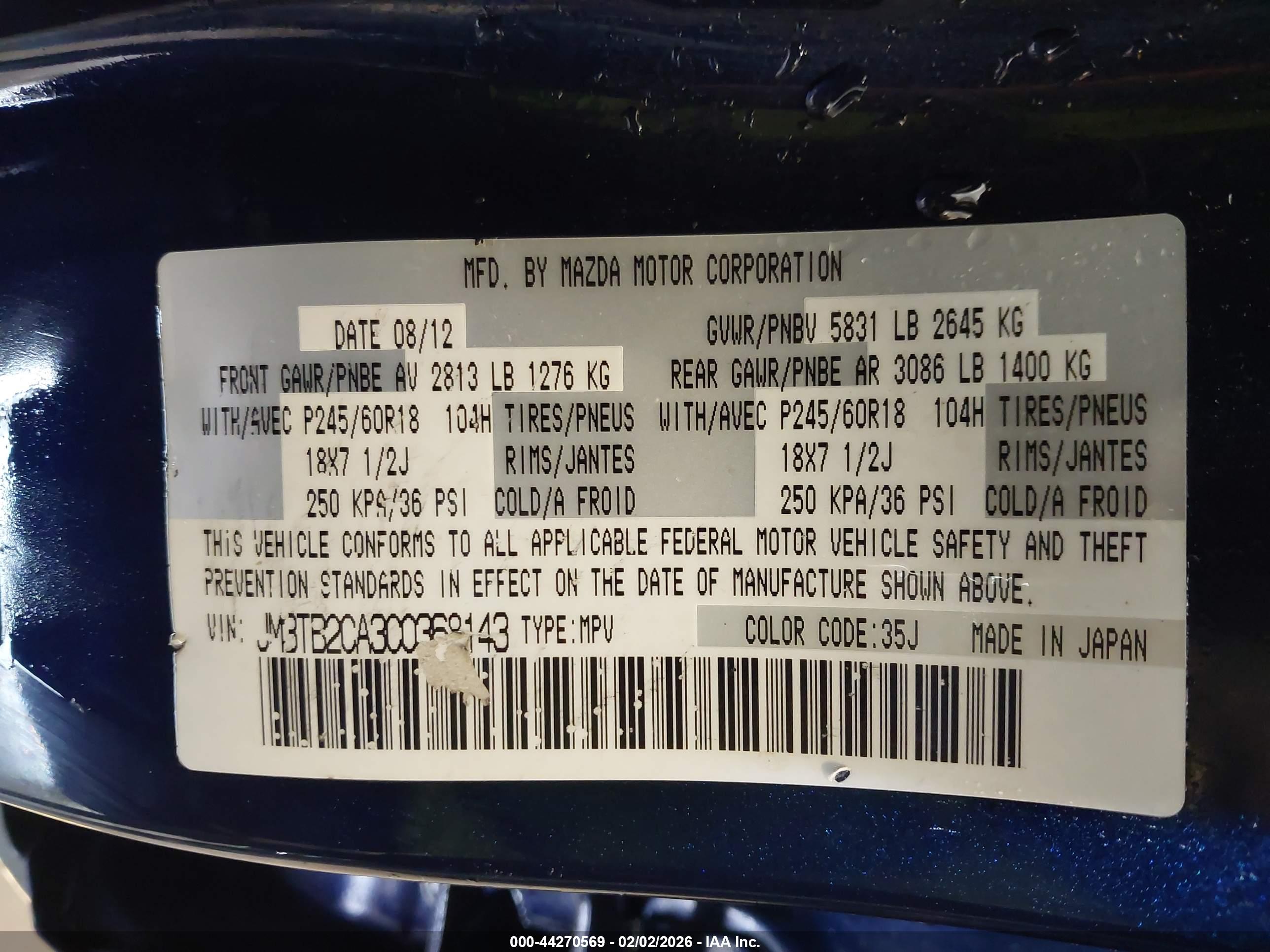 MAZDA CX-9 image 9