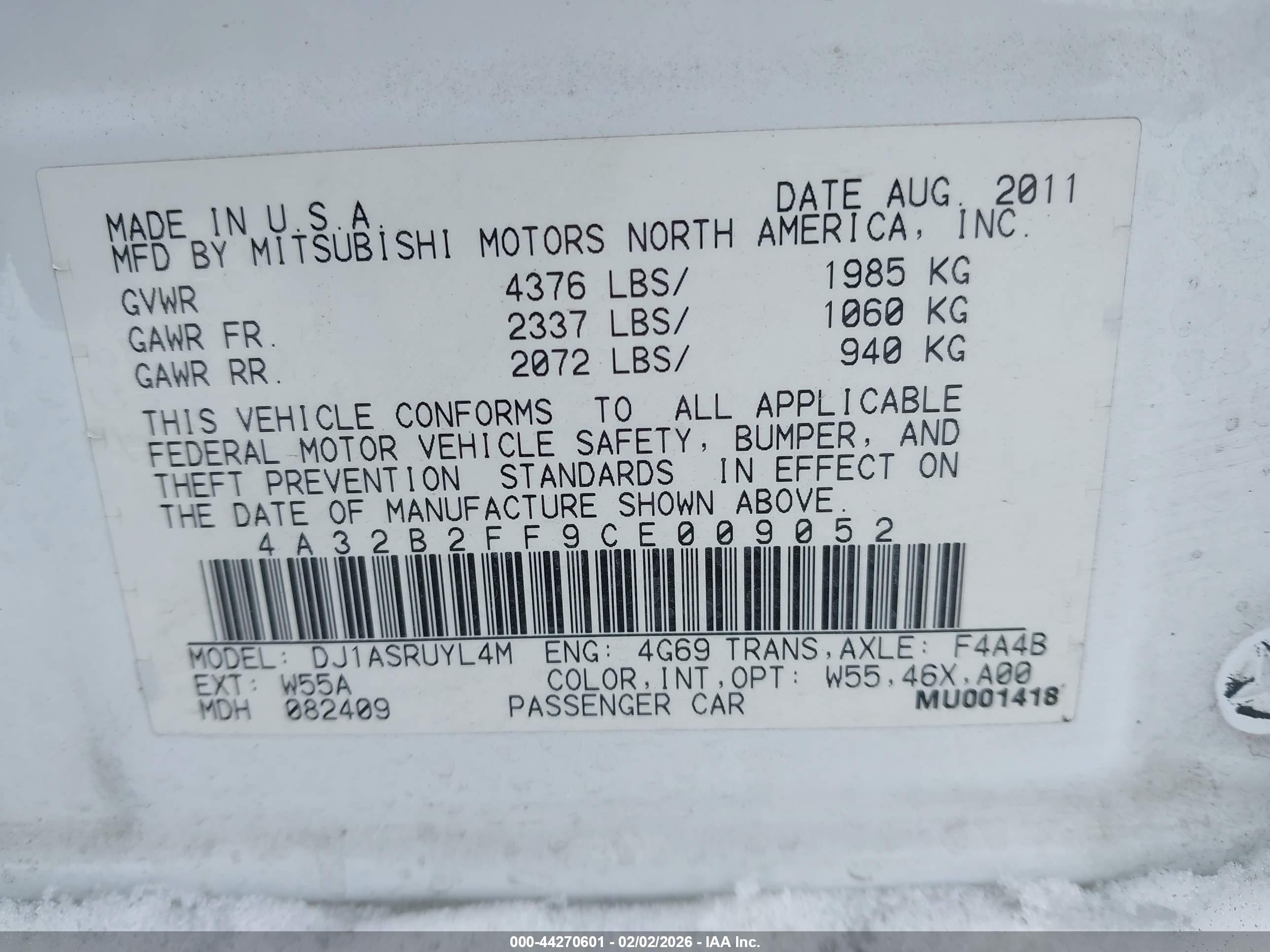 MITSUBISHI GALANT image 9