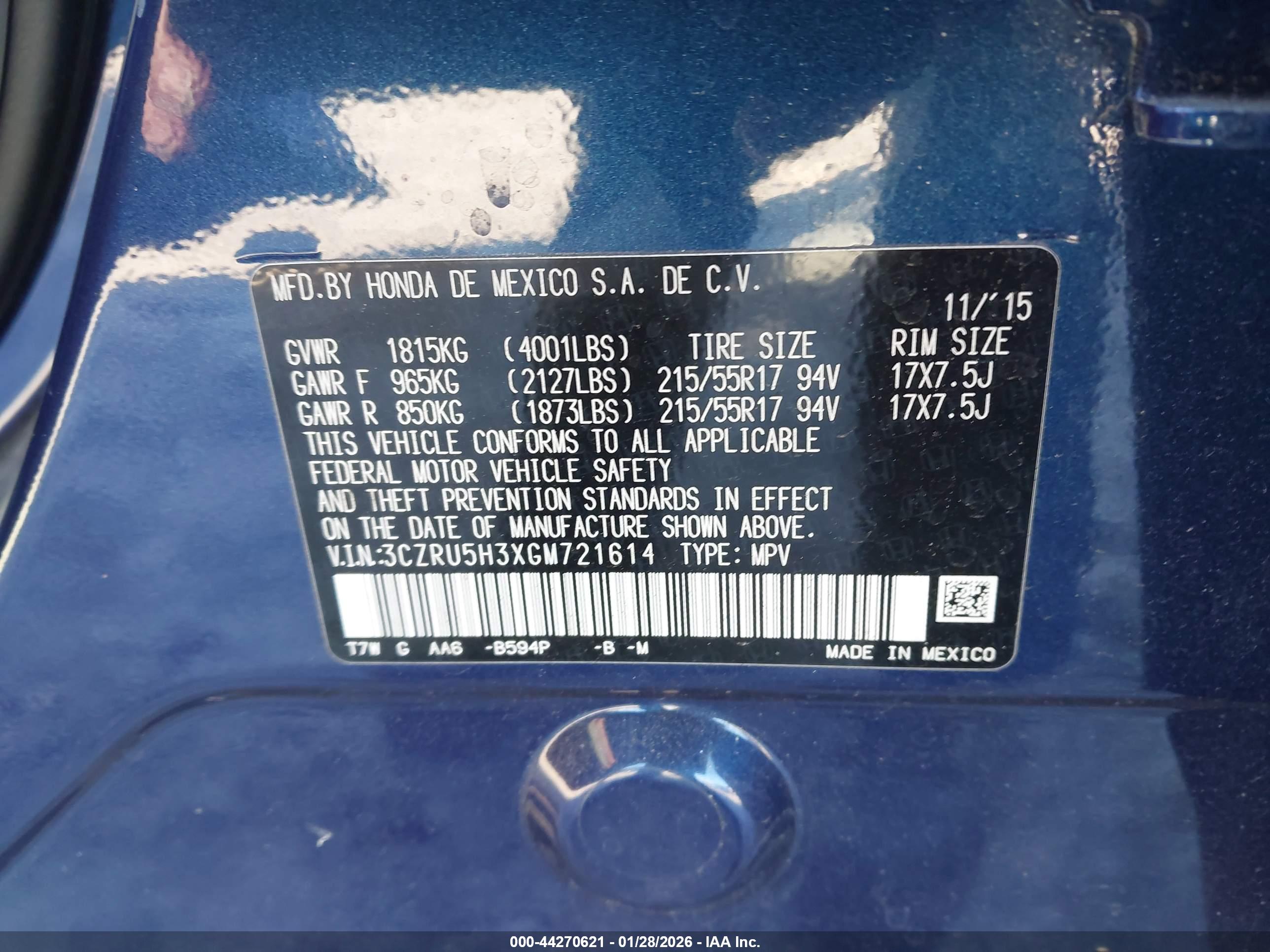 HONDA HR-V image 9