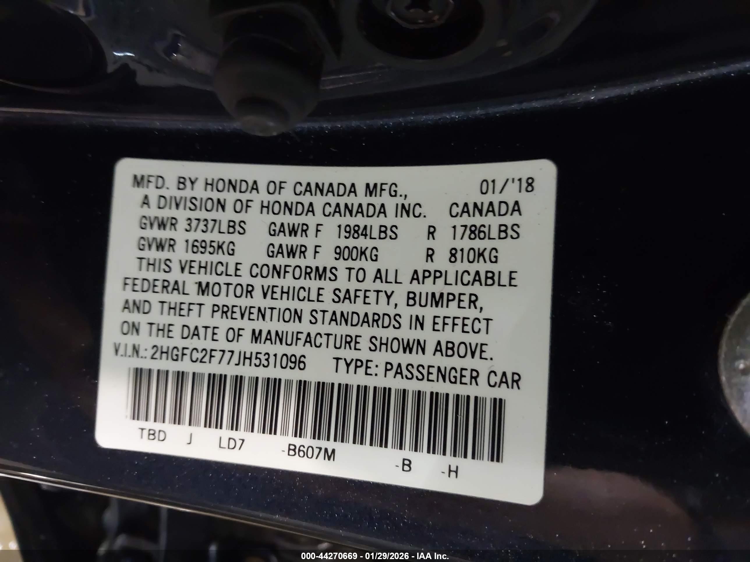 HONDA CIVIC image 9