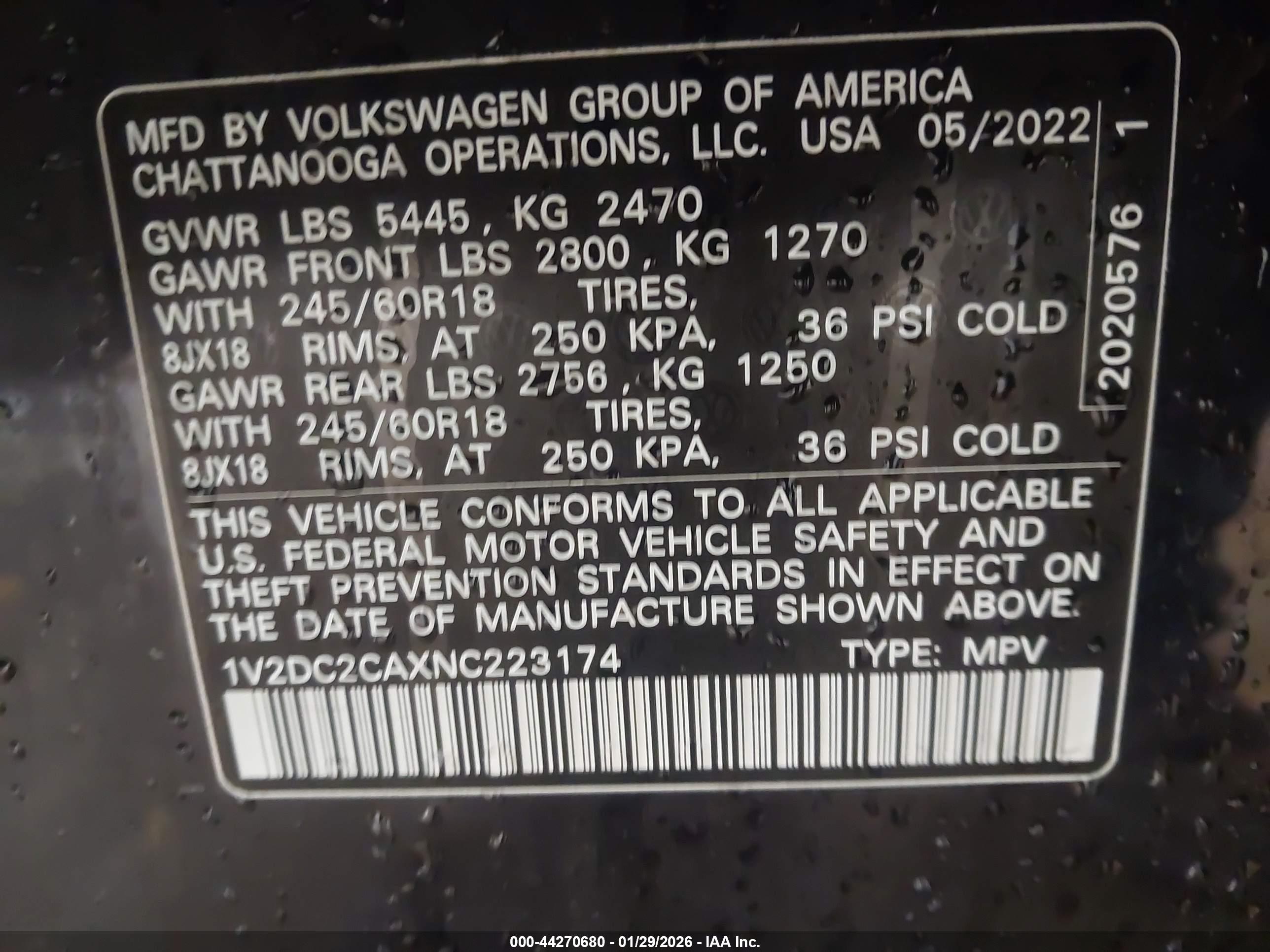 VOLKSWAGEN ATLAS image 9