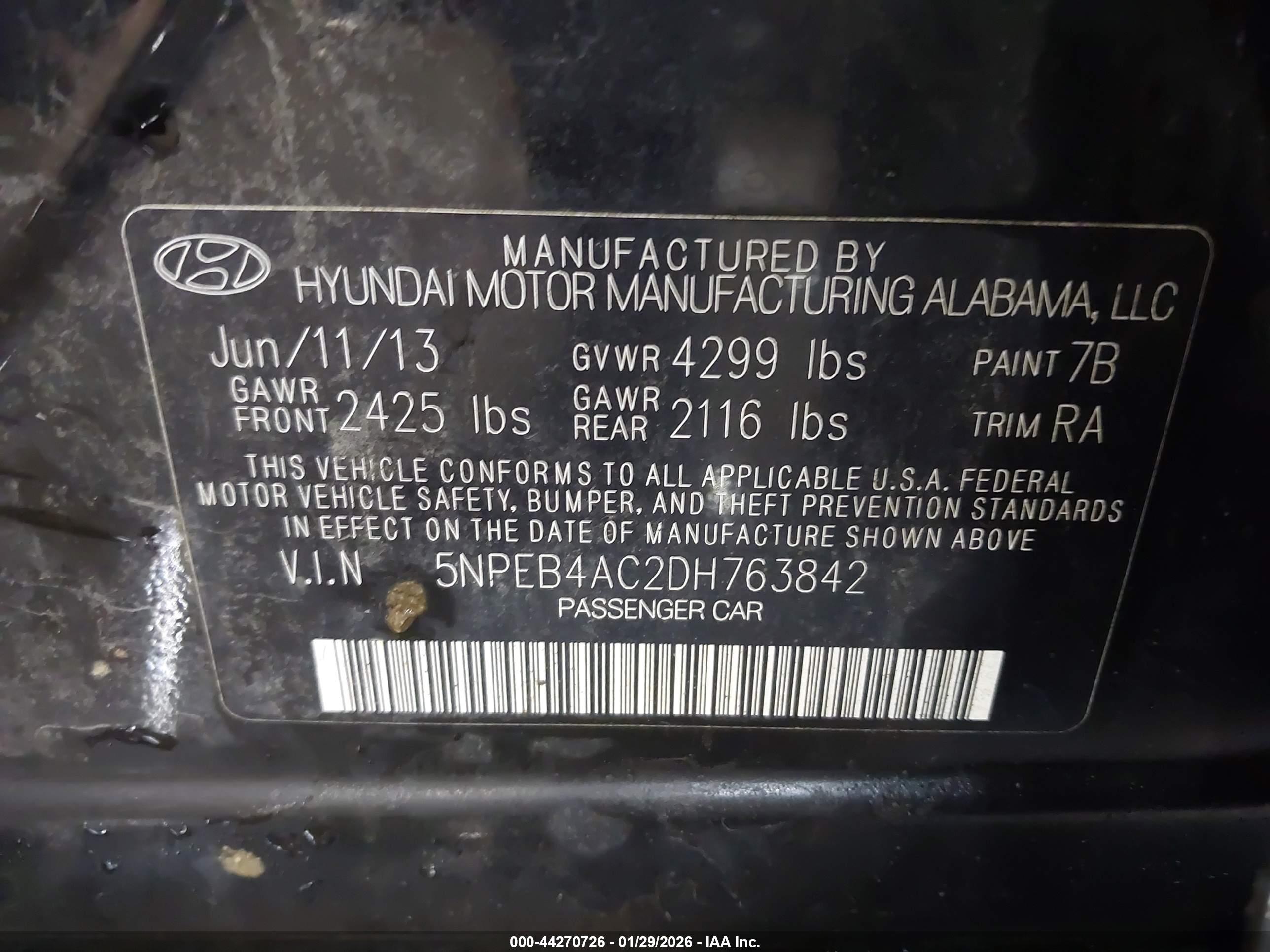 HYUNDAI SONATA image 9