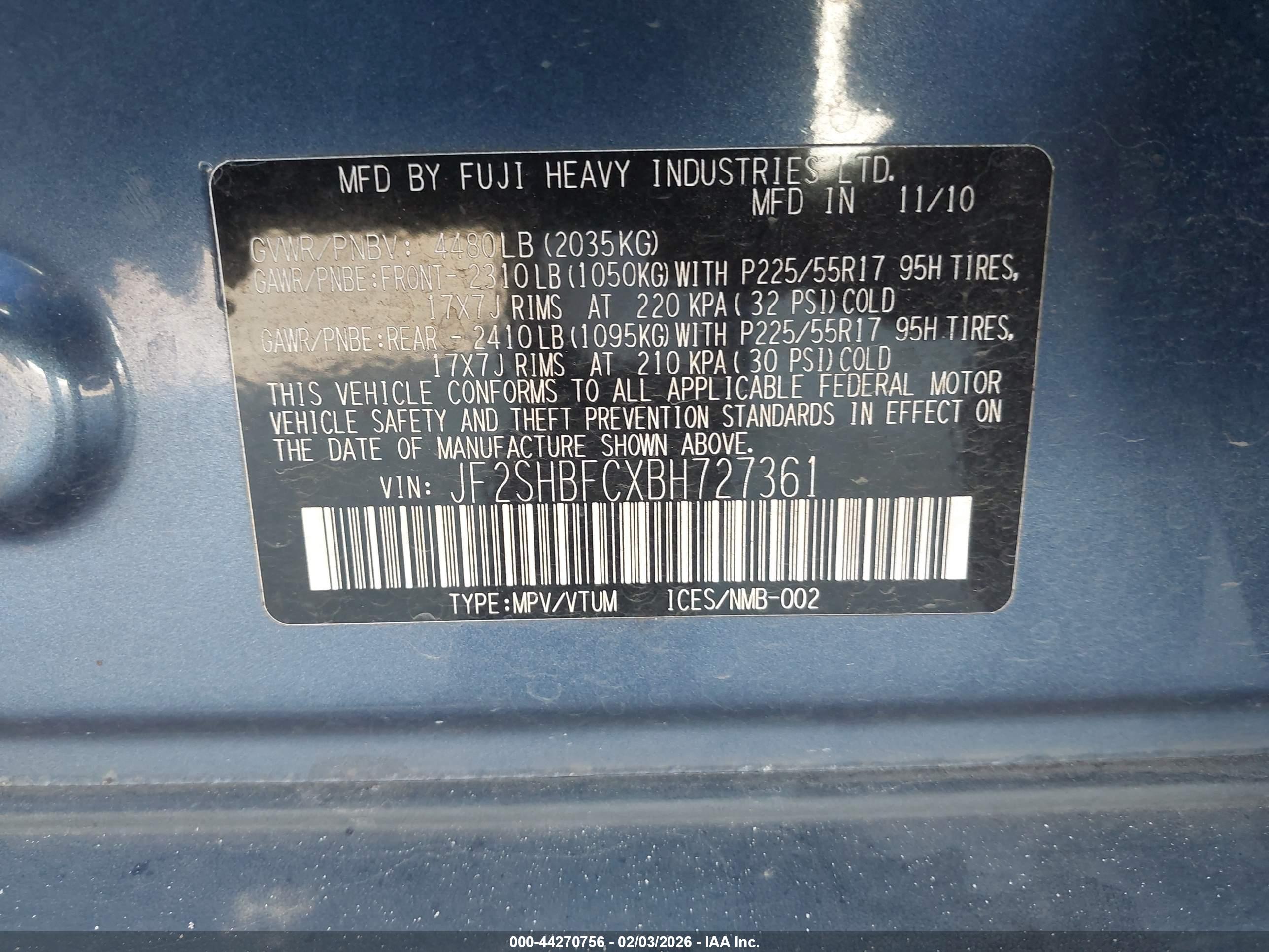 SUBARU FORESTER image 9