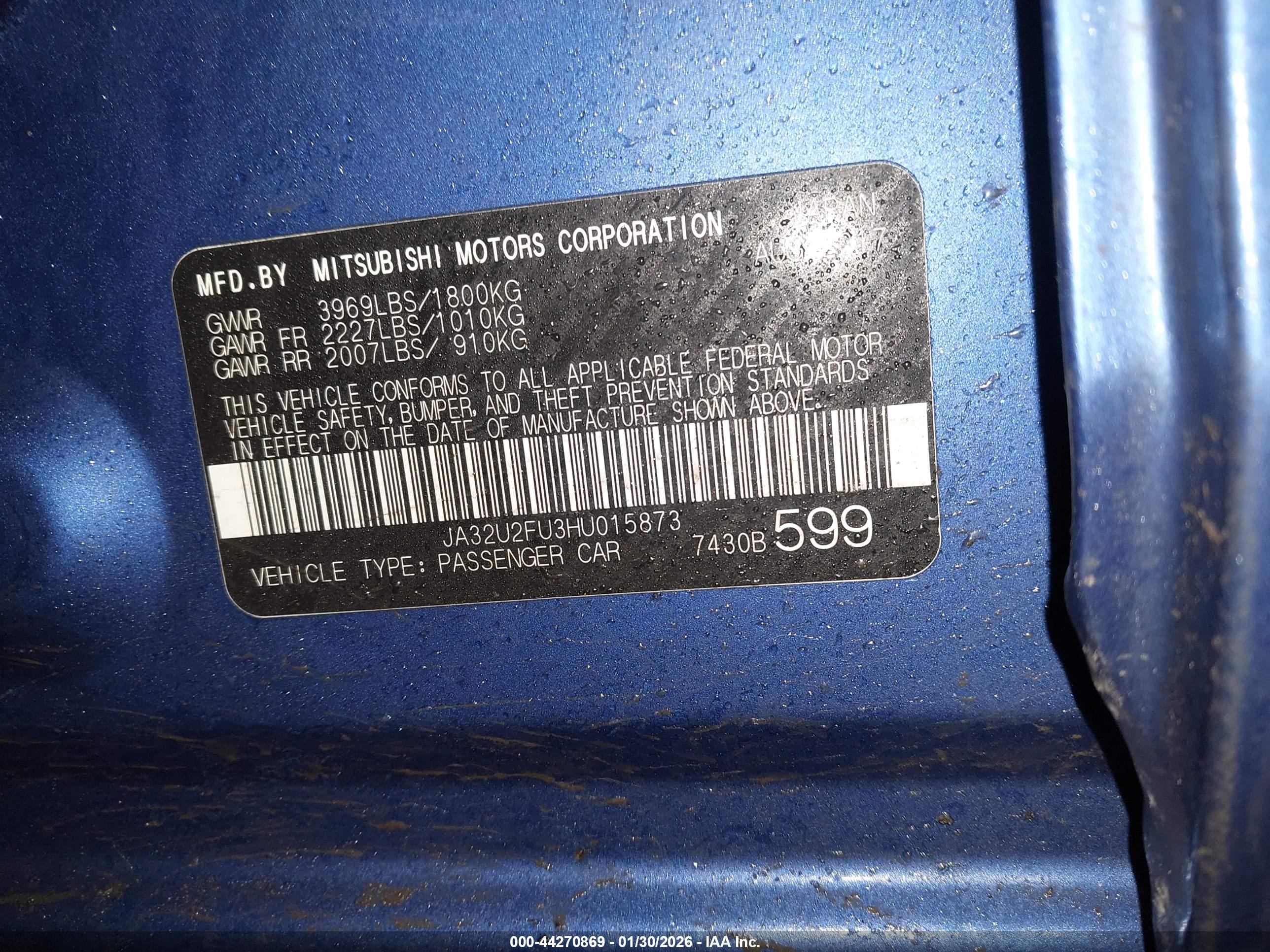 MITSUBISHI LANCER image 9