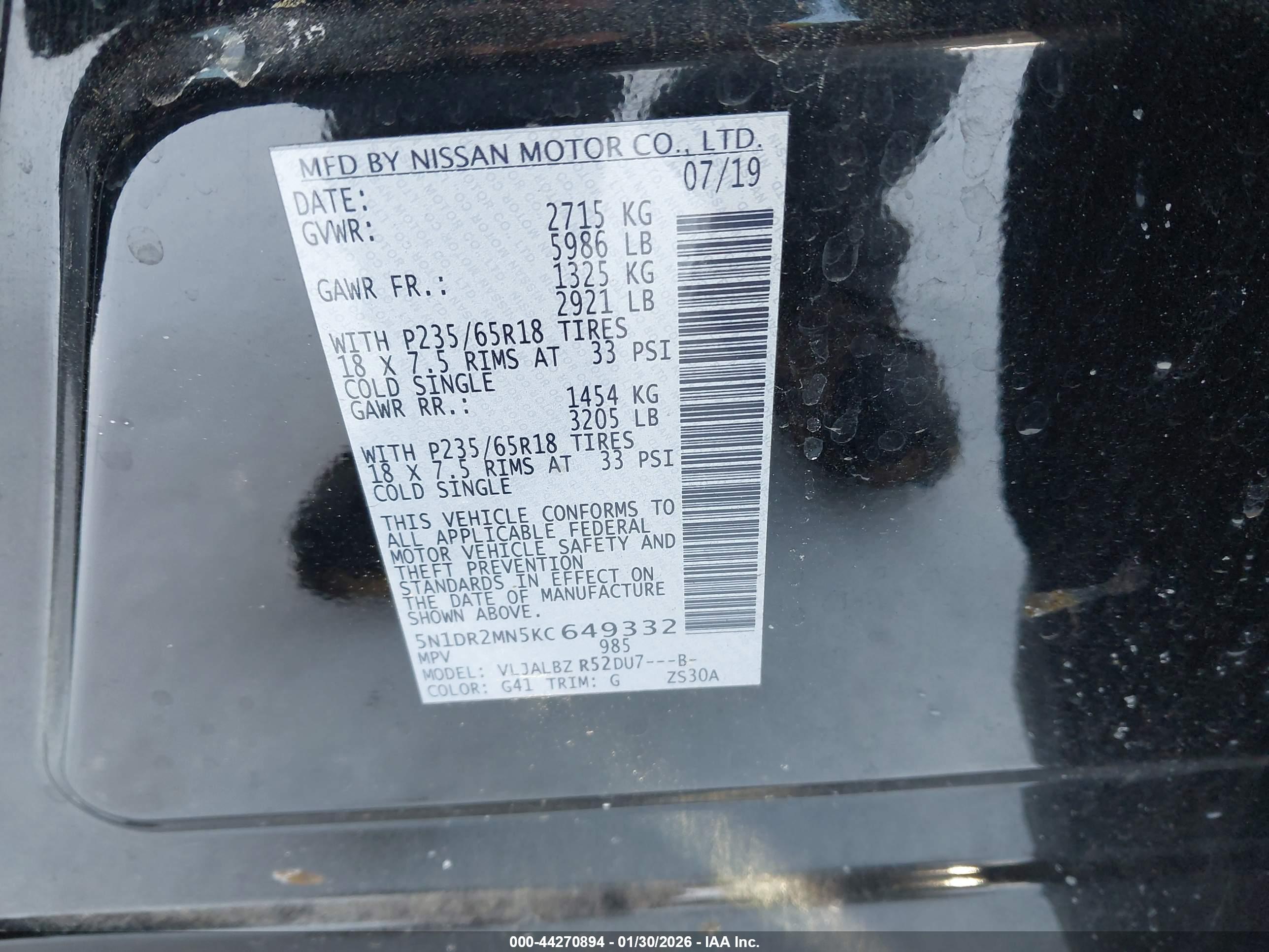 NISSAN PATHFINDER image 9