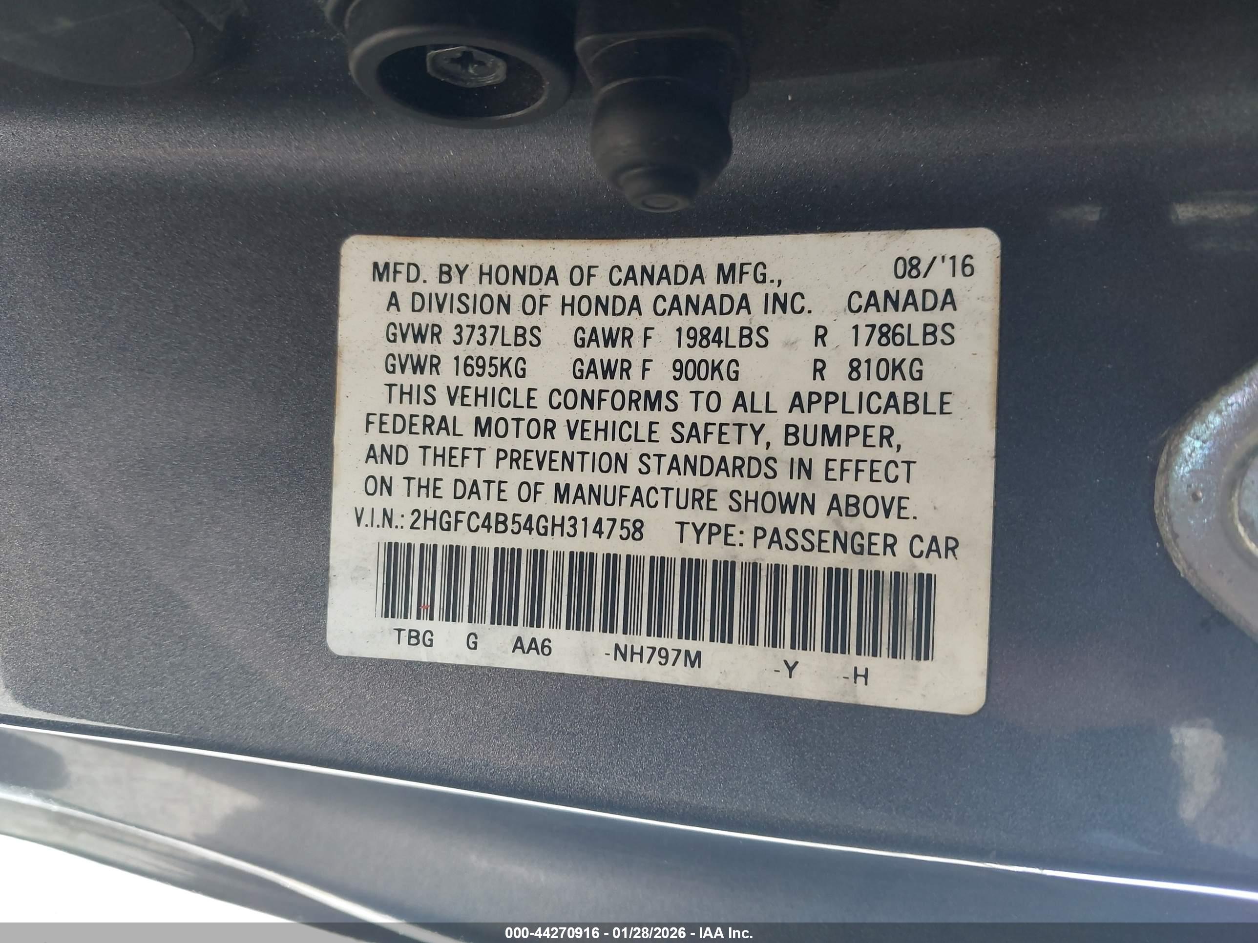 HONDA CIVIC image 9
