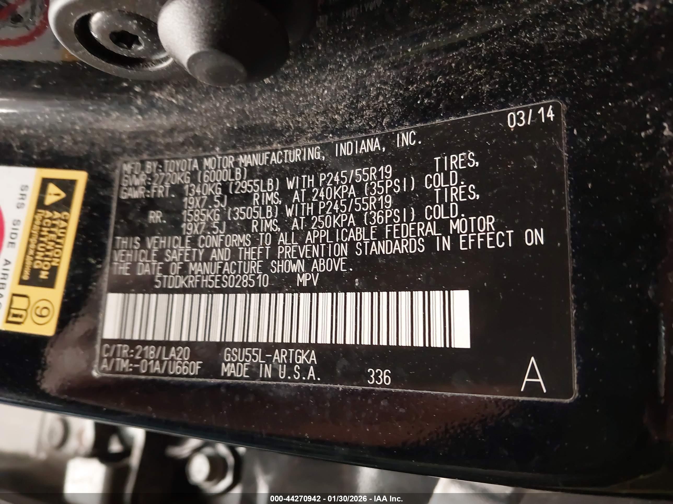TOYOTA HIGHLANDER image 9