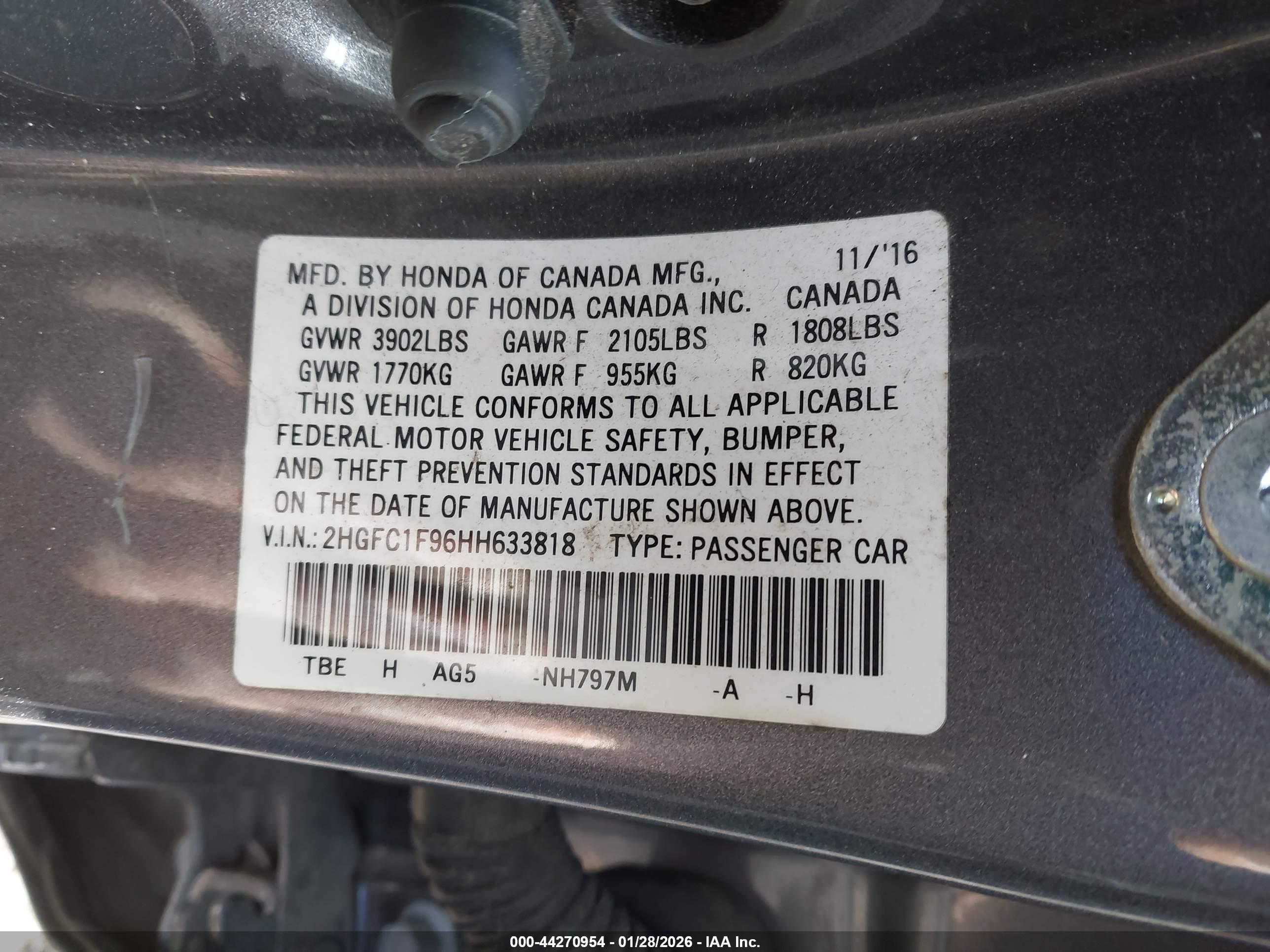 HONDA CIVIC image 9