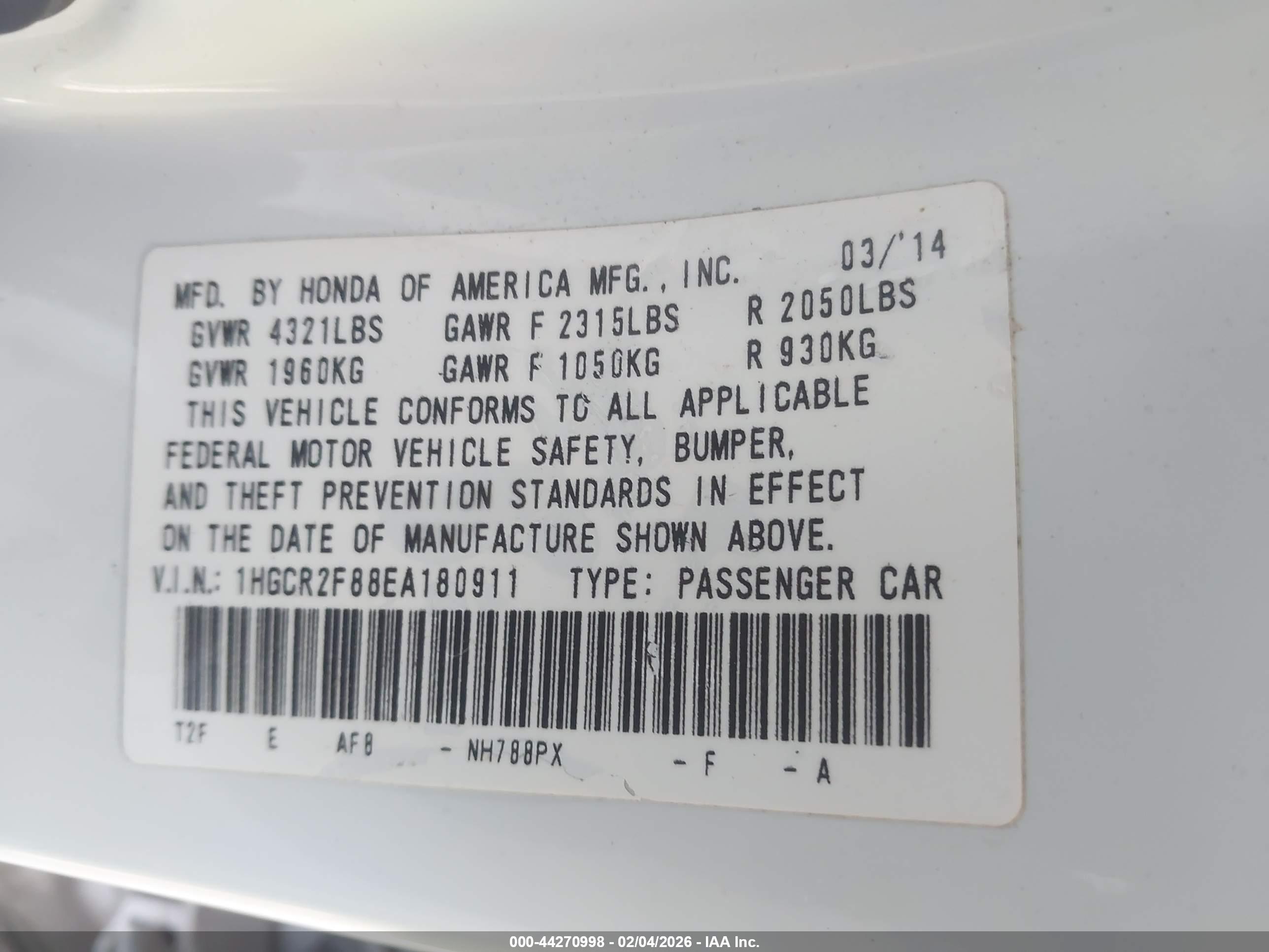 HONDA ACCORD image 9
