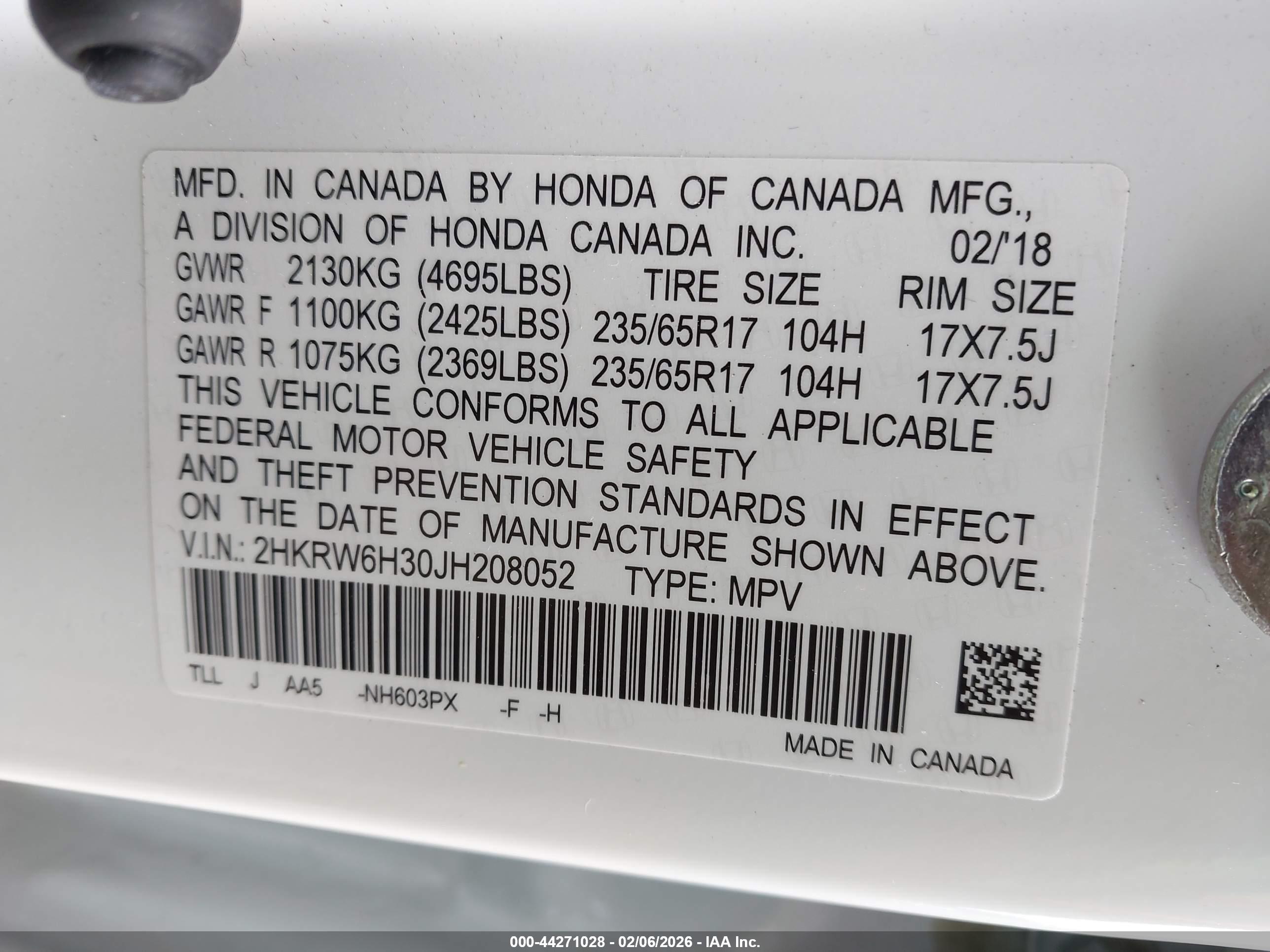HONDA CR-V image 9