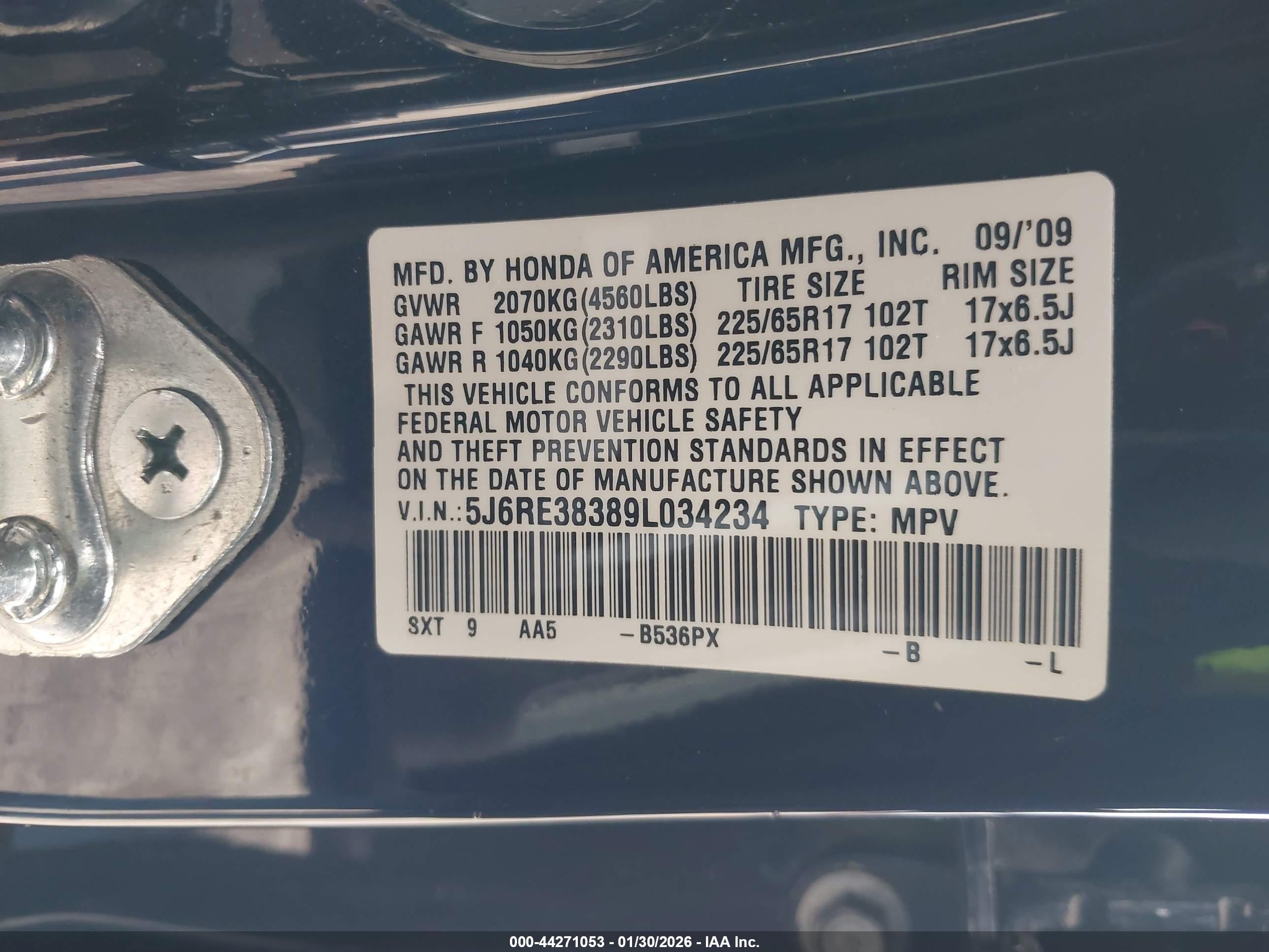 HONDA CR-V image 9