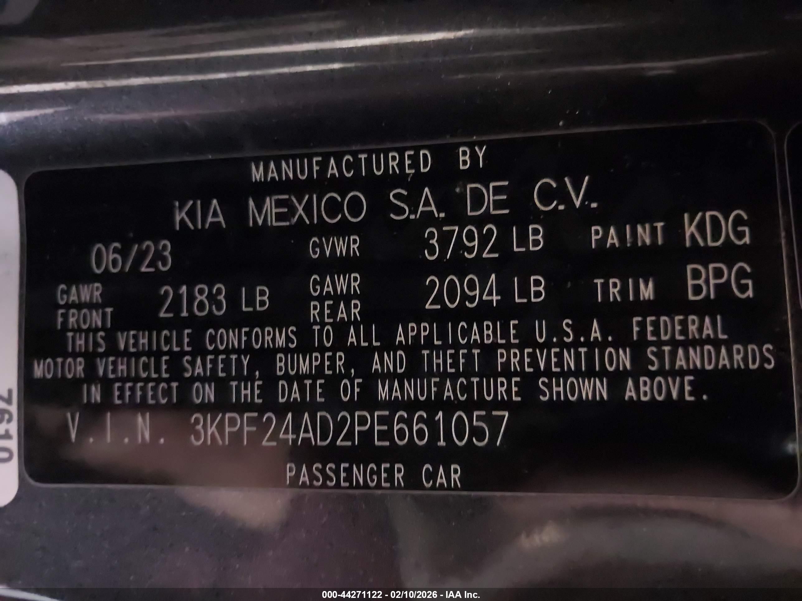 KIA FORTE image 9