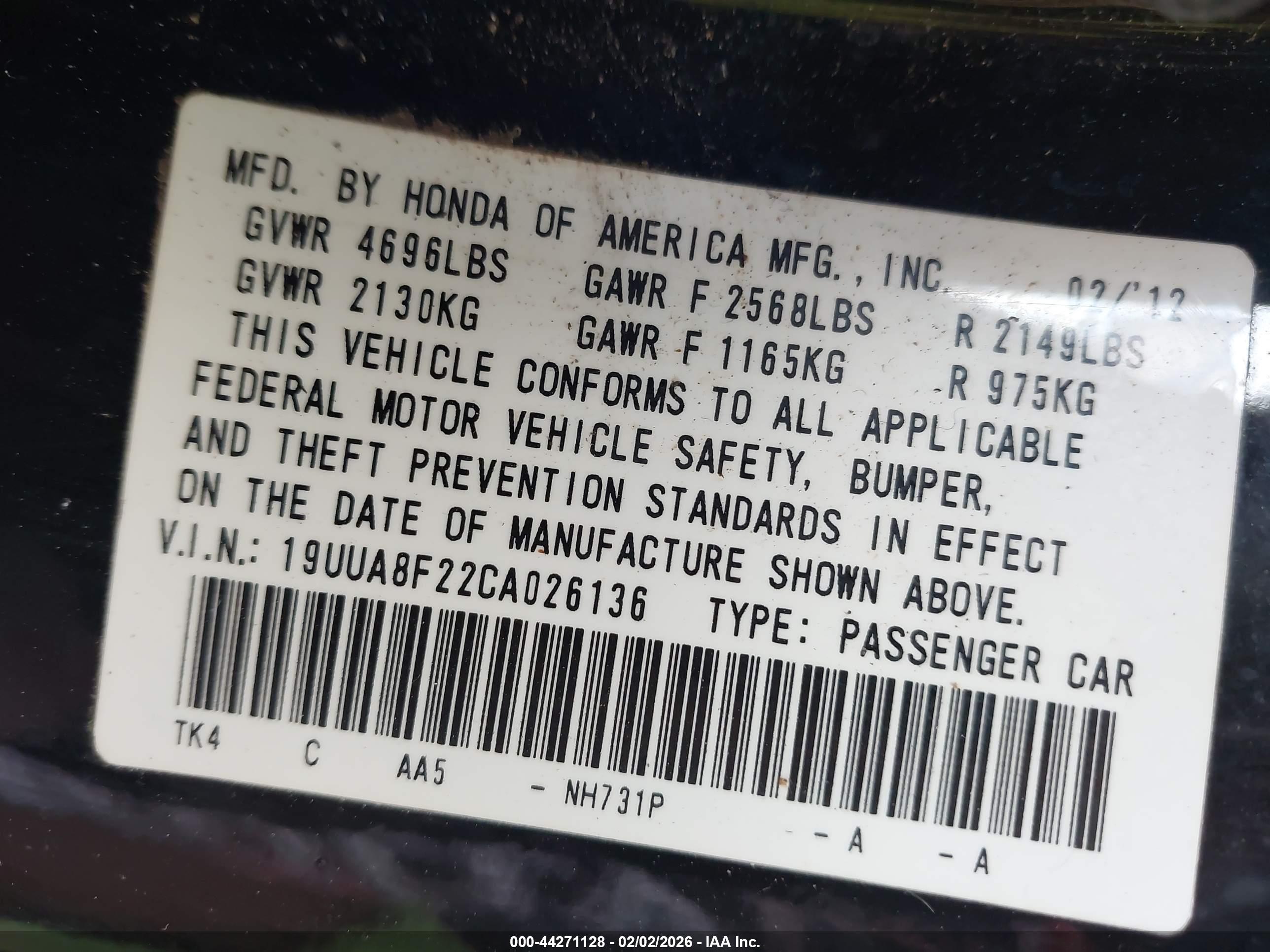ACURA TL image 9