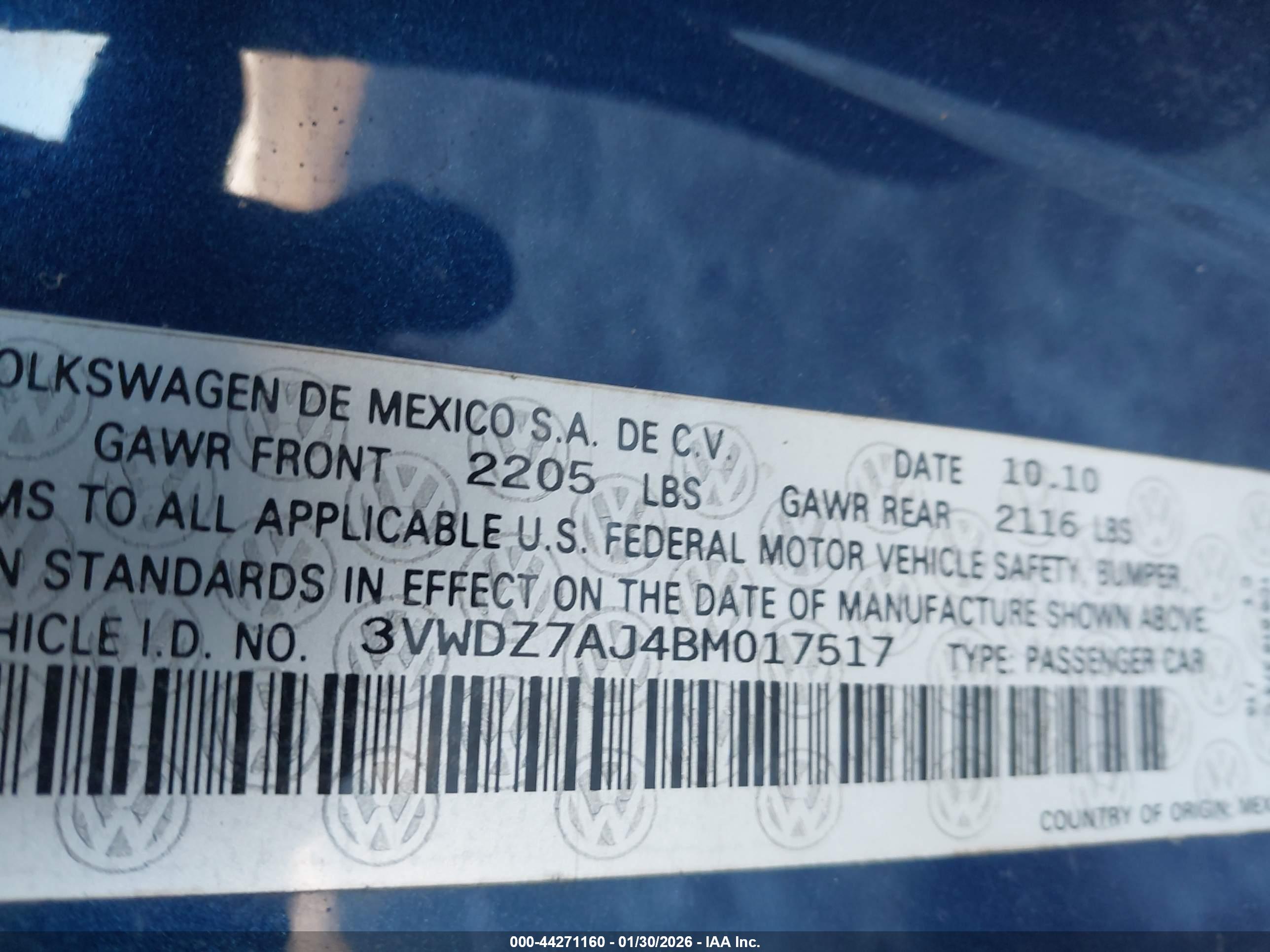 VOLKSWAGEN JETTA image 9