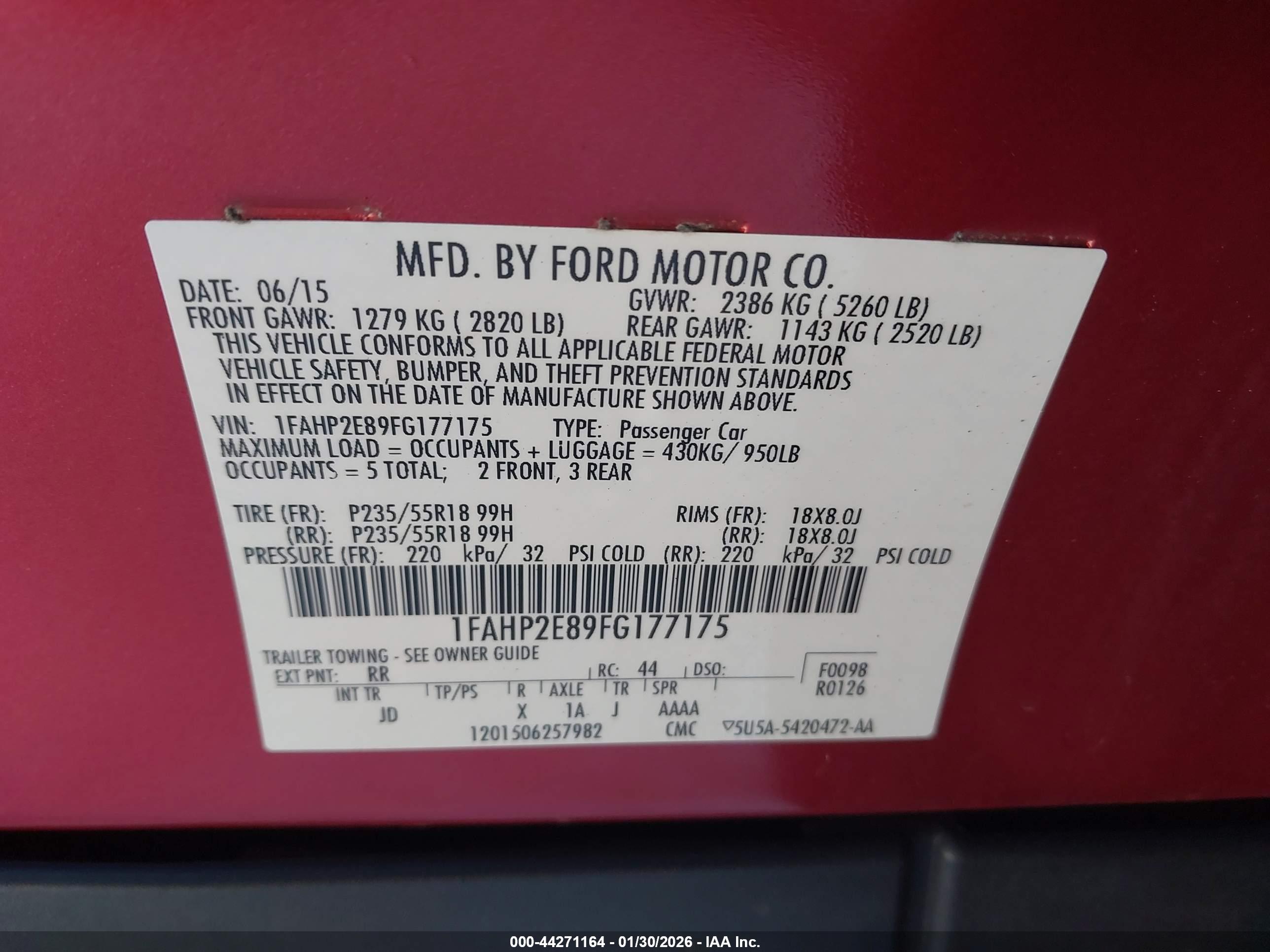 FORD TAURUS image 9