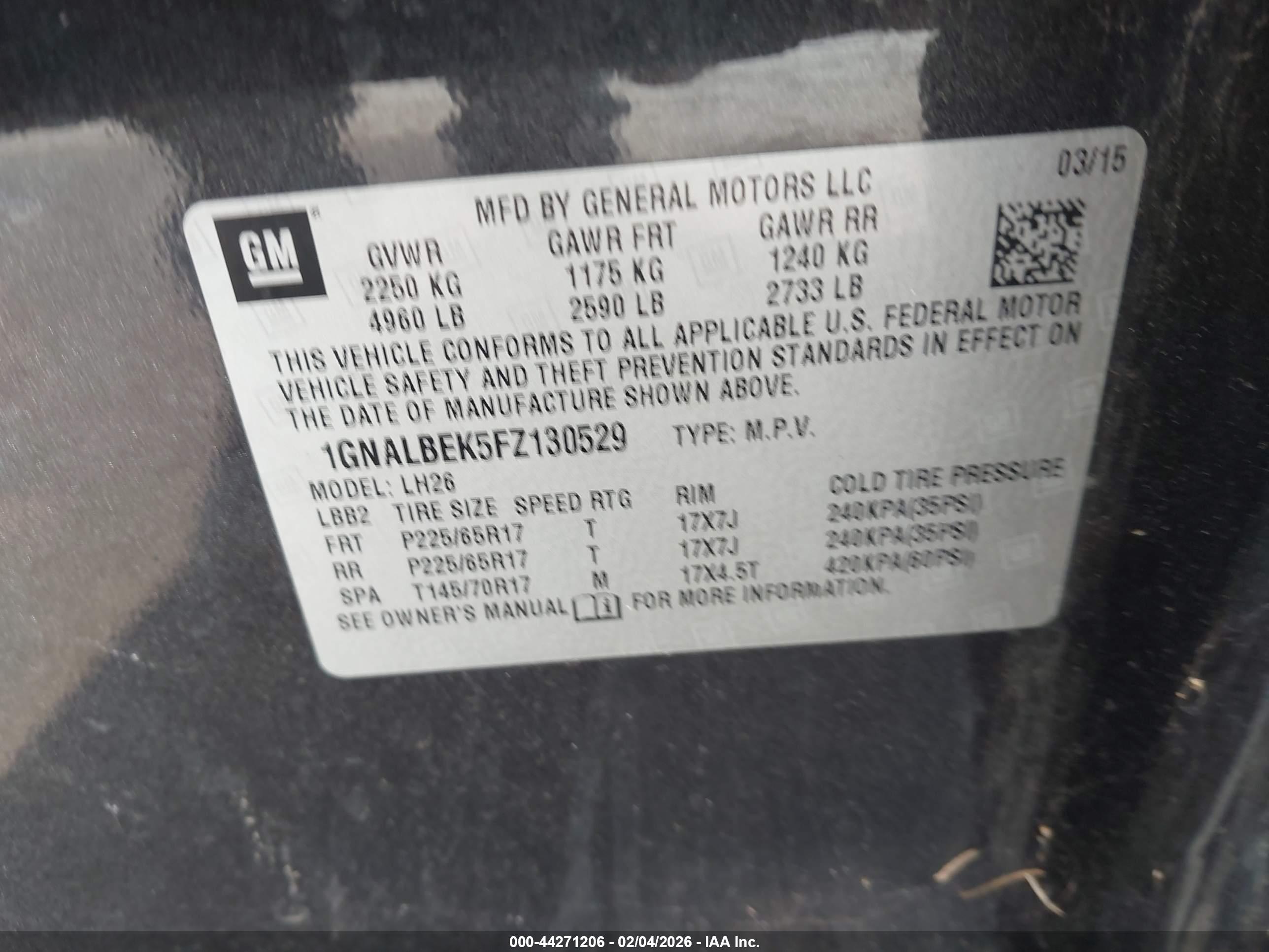 CHEVROLET EQUINOX image 9