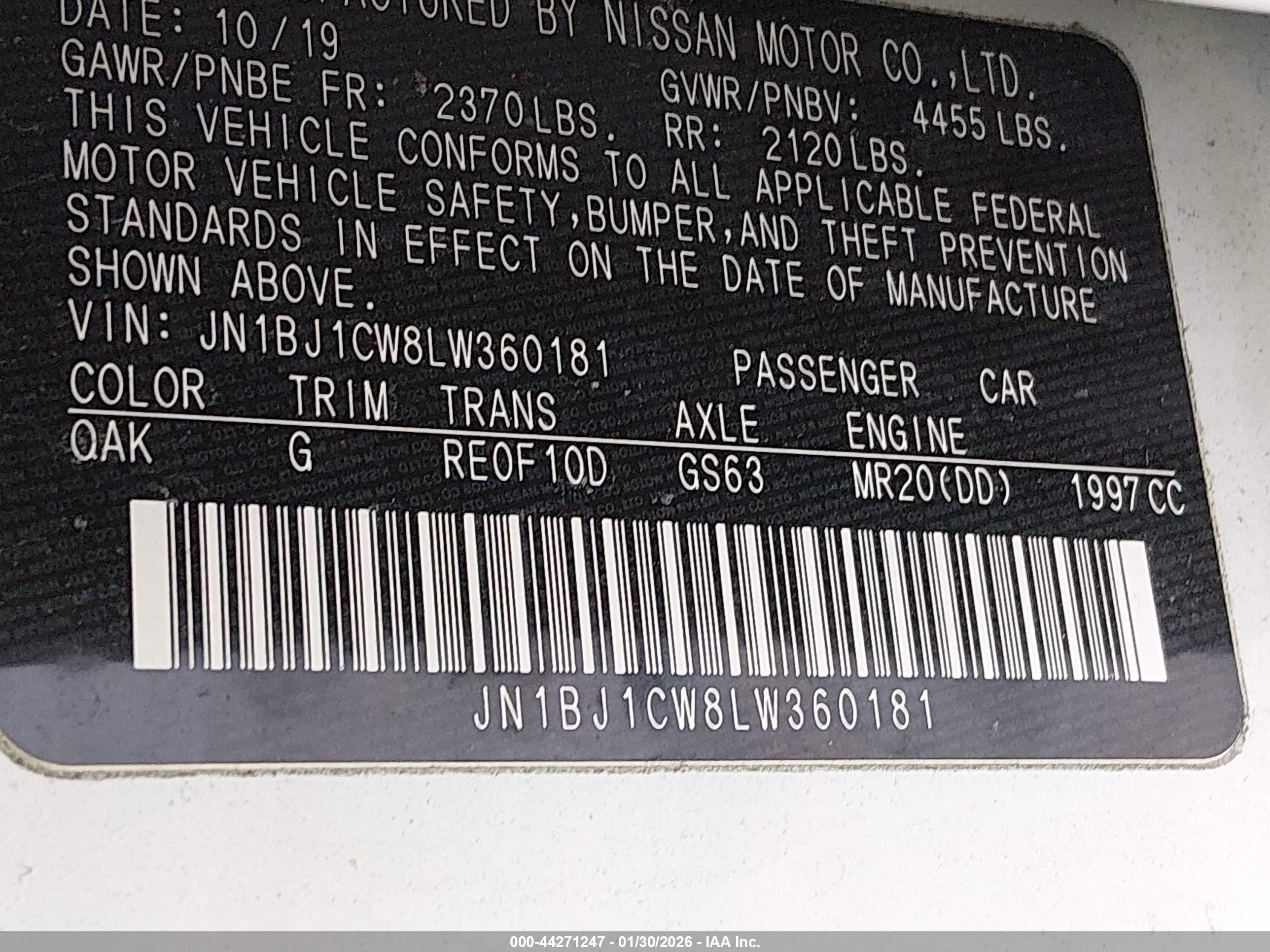 NISSAN ROGUE image 9