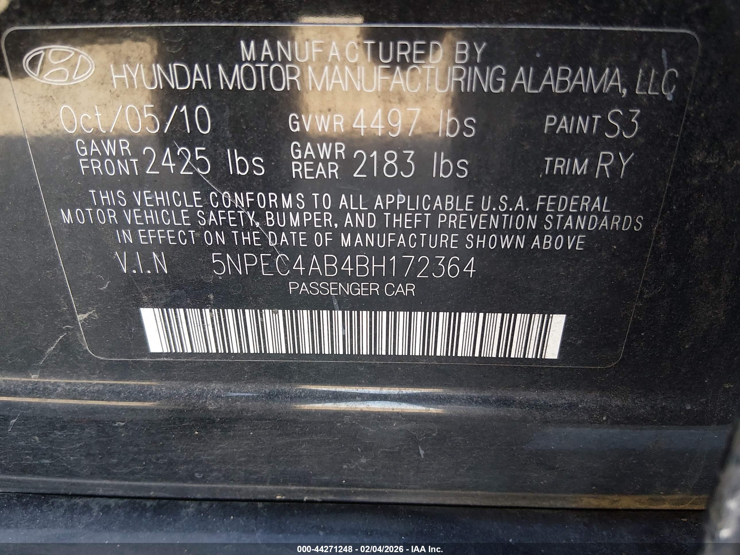 HYUNDAI SONATA image 9