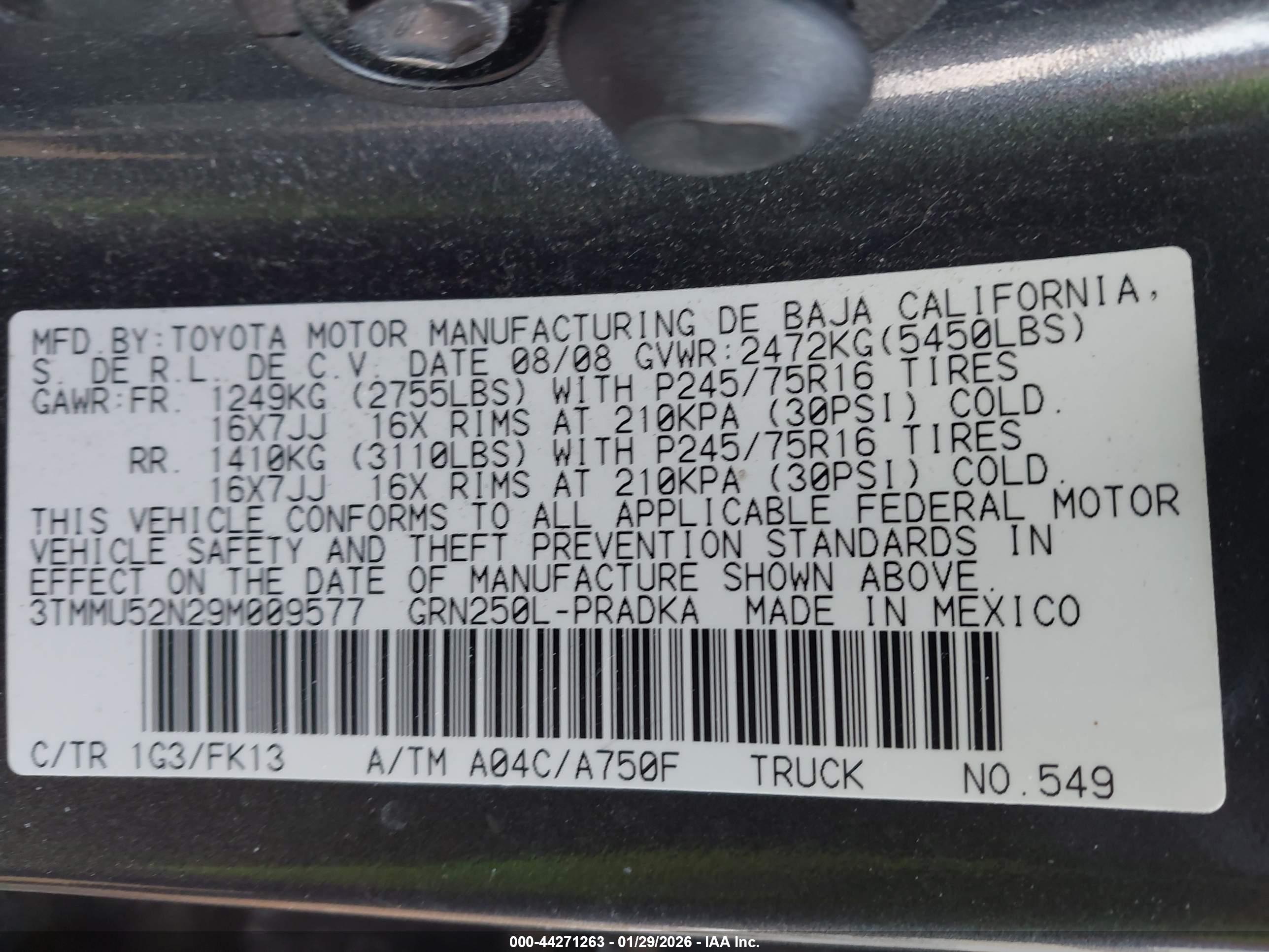TOYOTA TACOMA image 9