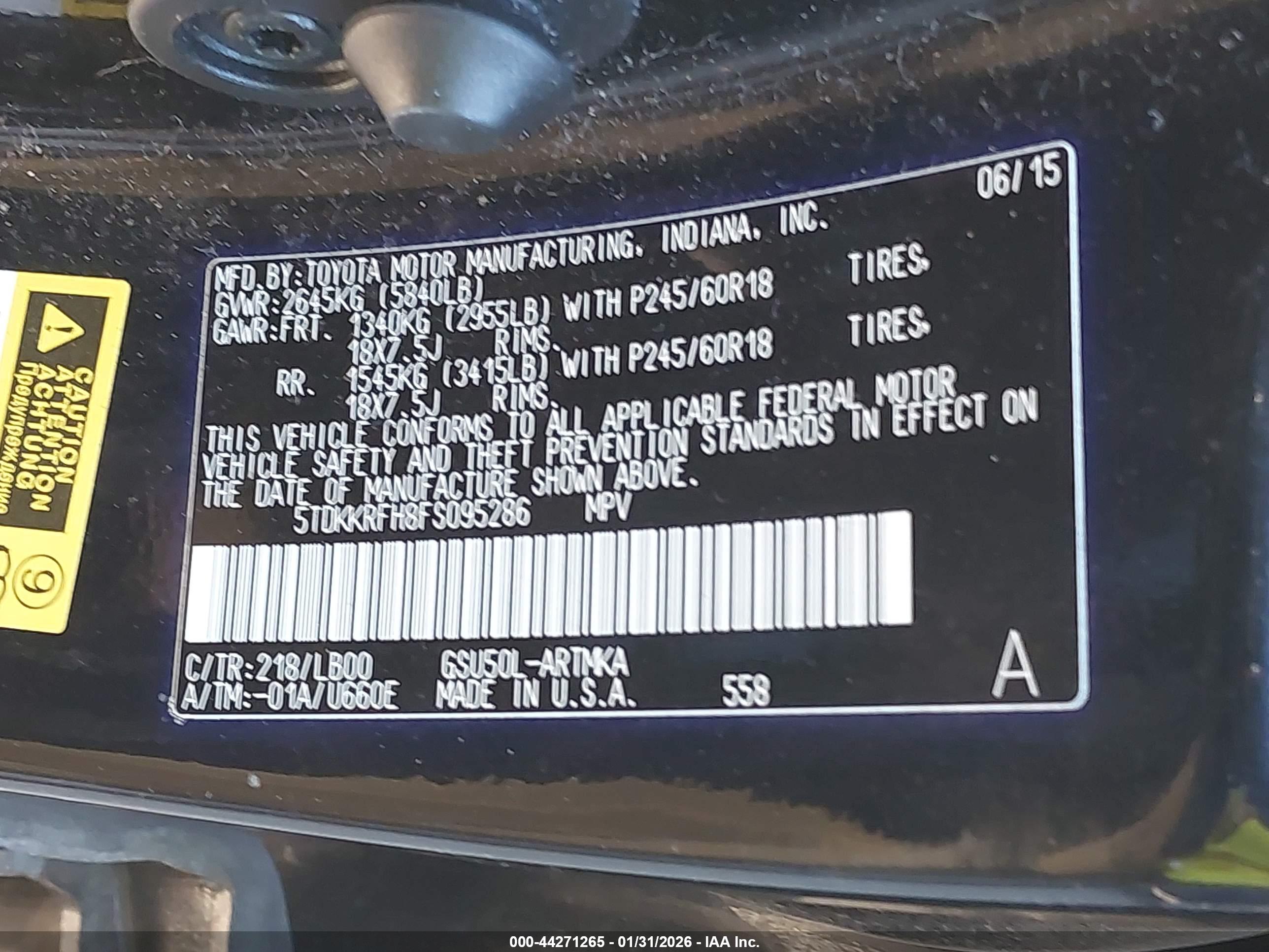 TOYOTA HIGHLANDER image 9