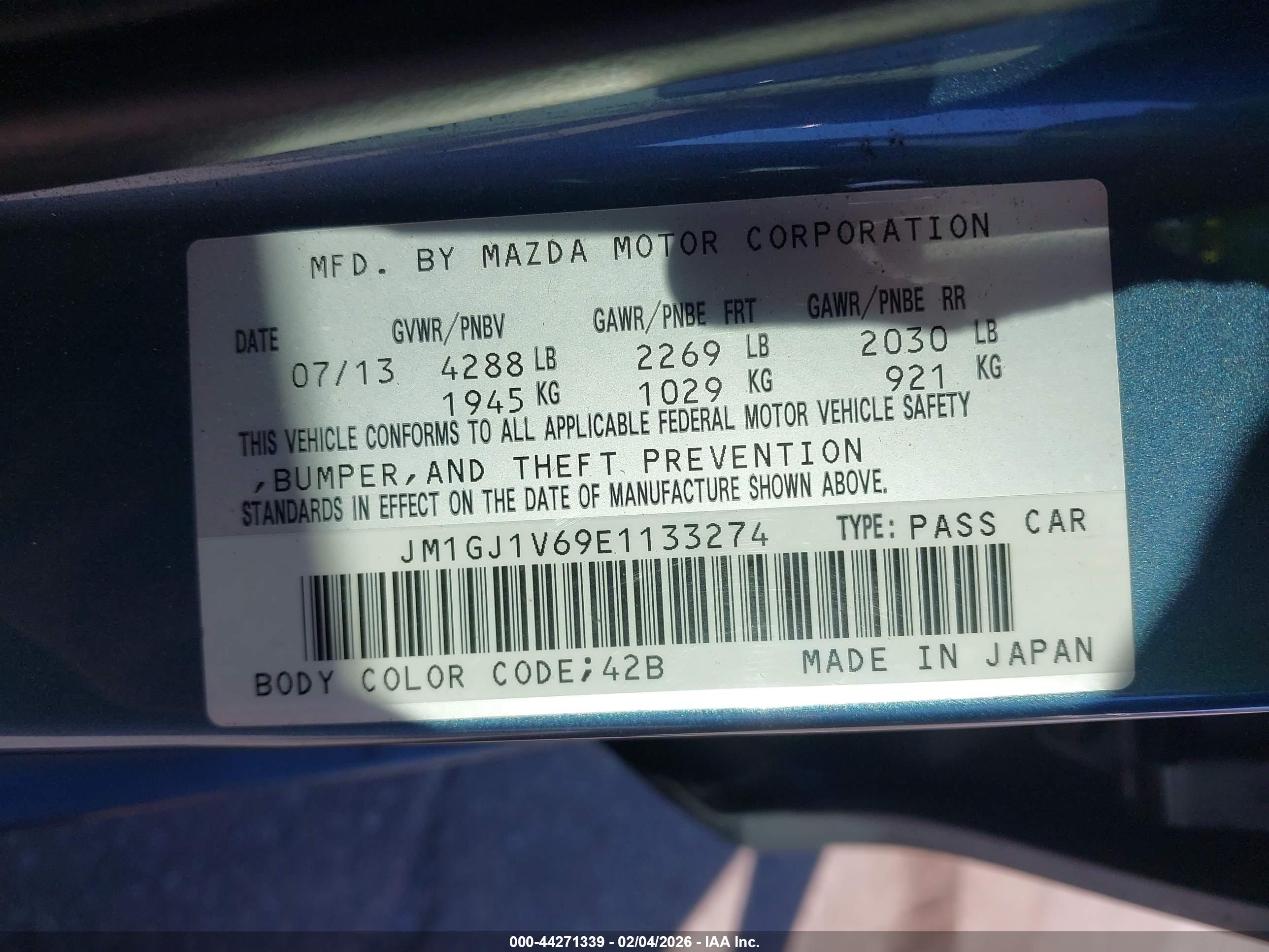 MAZDA MAZDA6 image 9