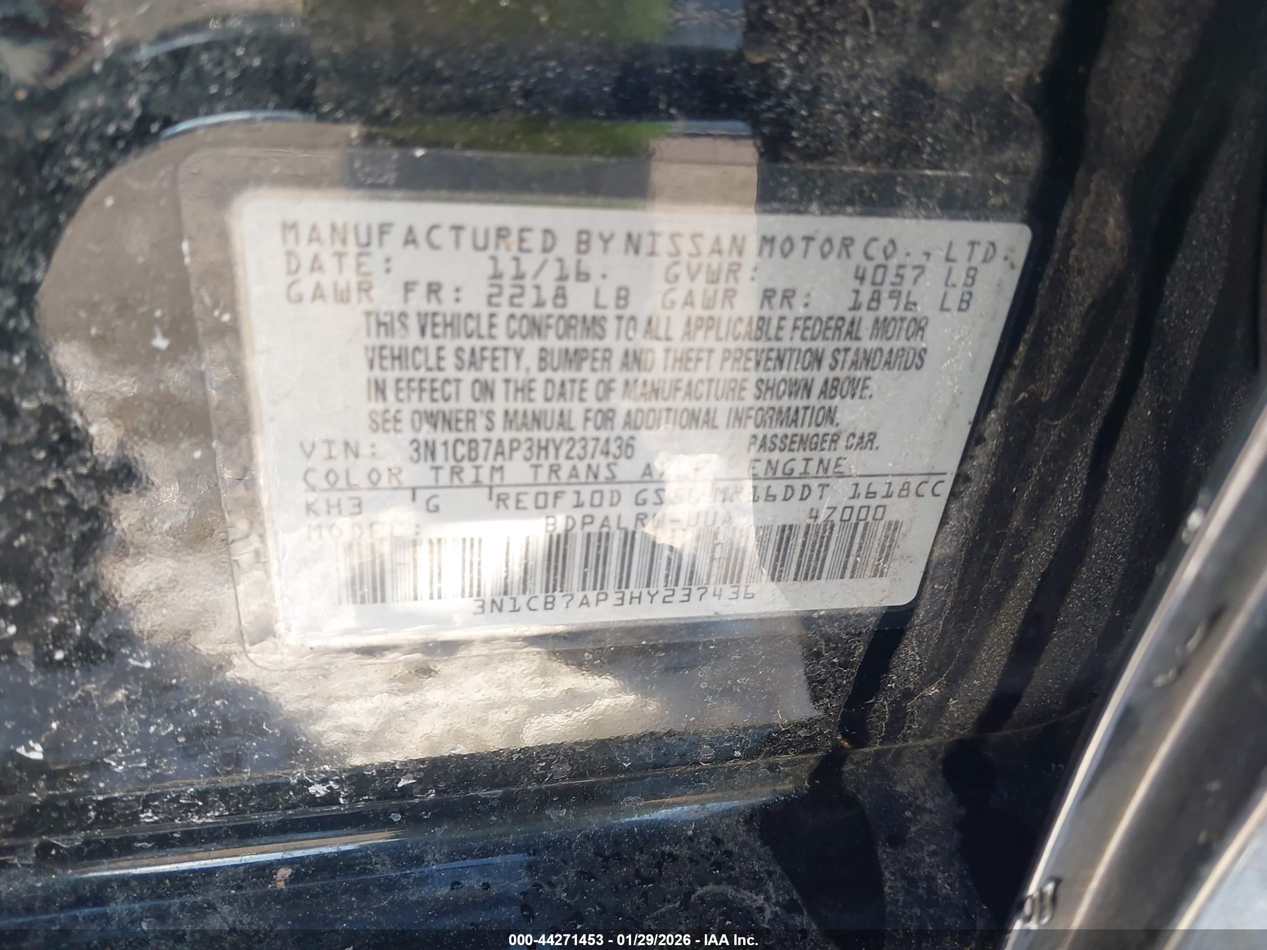 NISSAN SENTRA image 9
