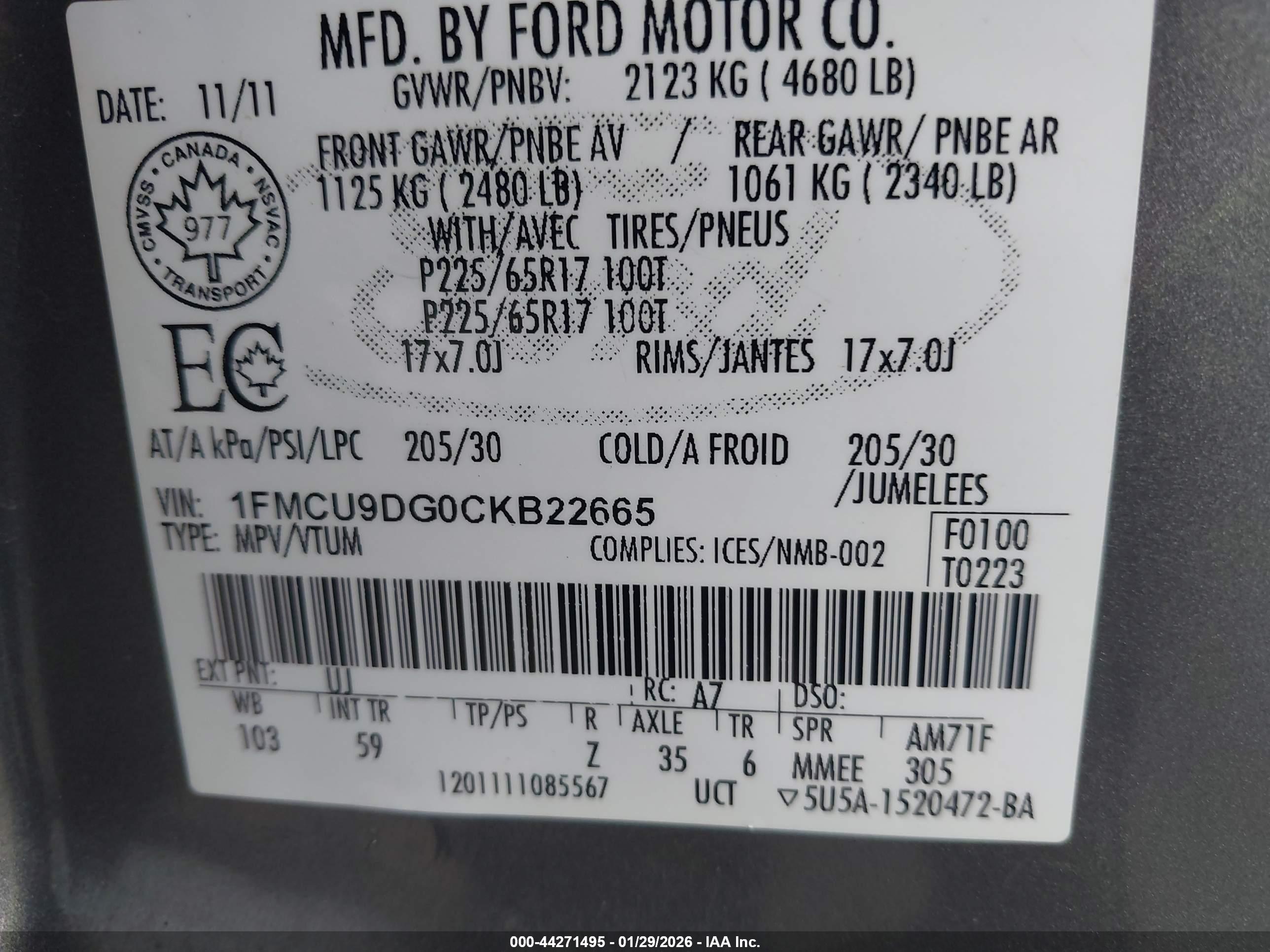 FORD ESCAPE image 9