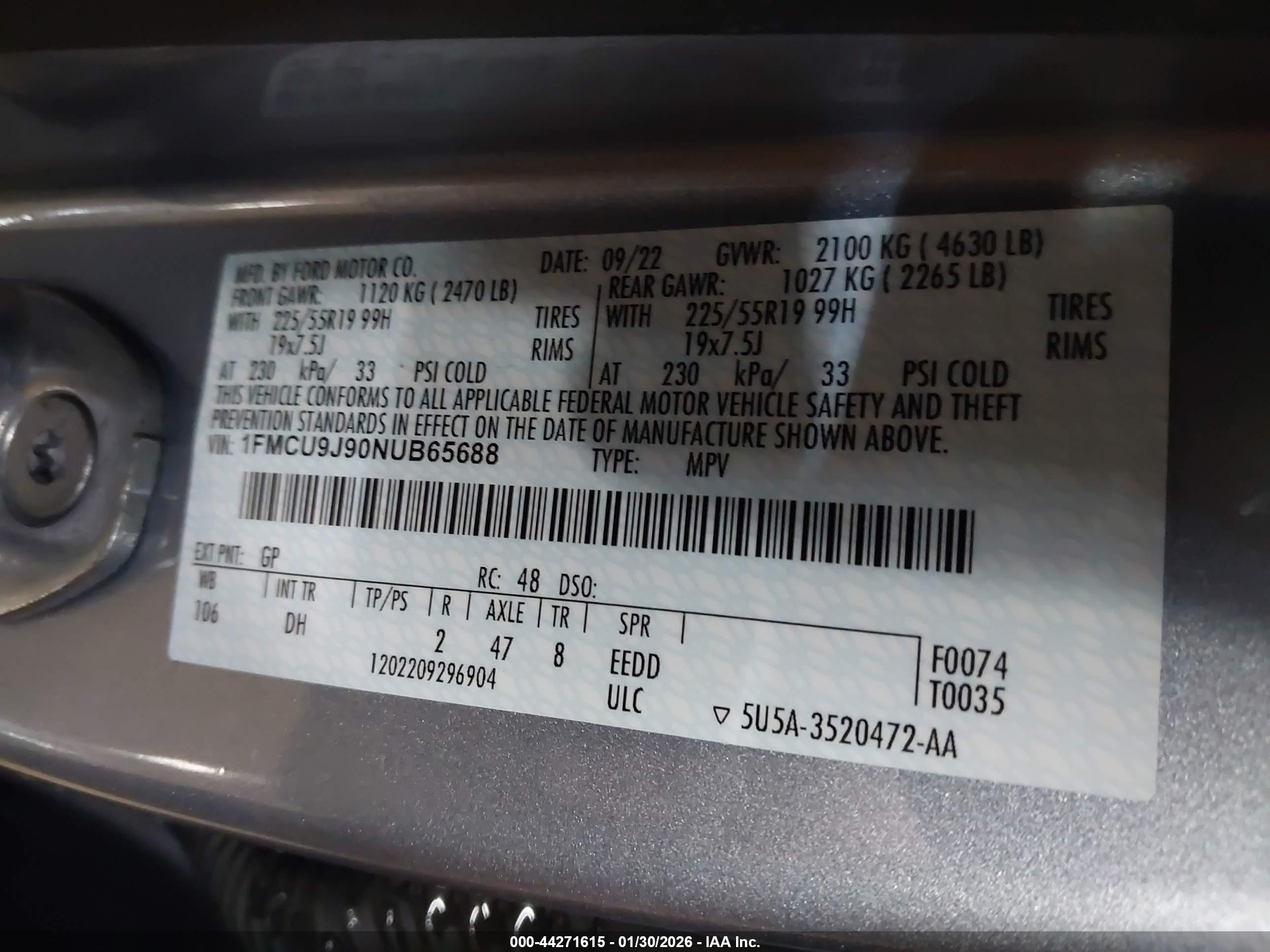 FORD ESCAPE image 9