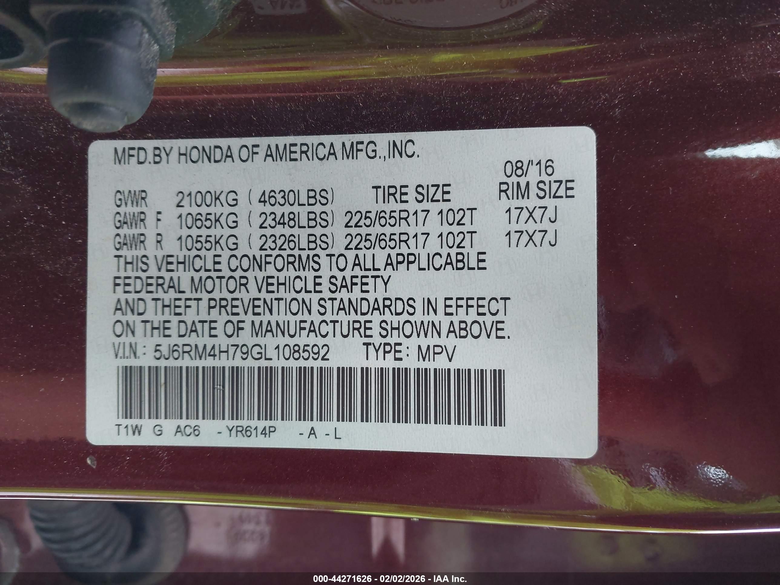 HONDA CR-V image 9